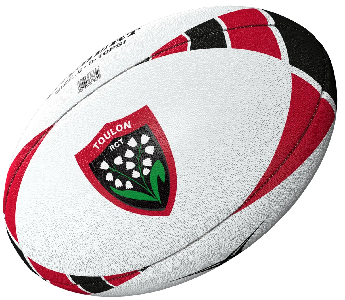 Ballon Gilbert Supporter - Collection Officielle - RCT Rugby Club Toulon