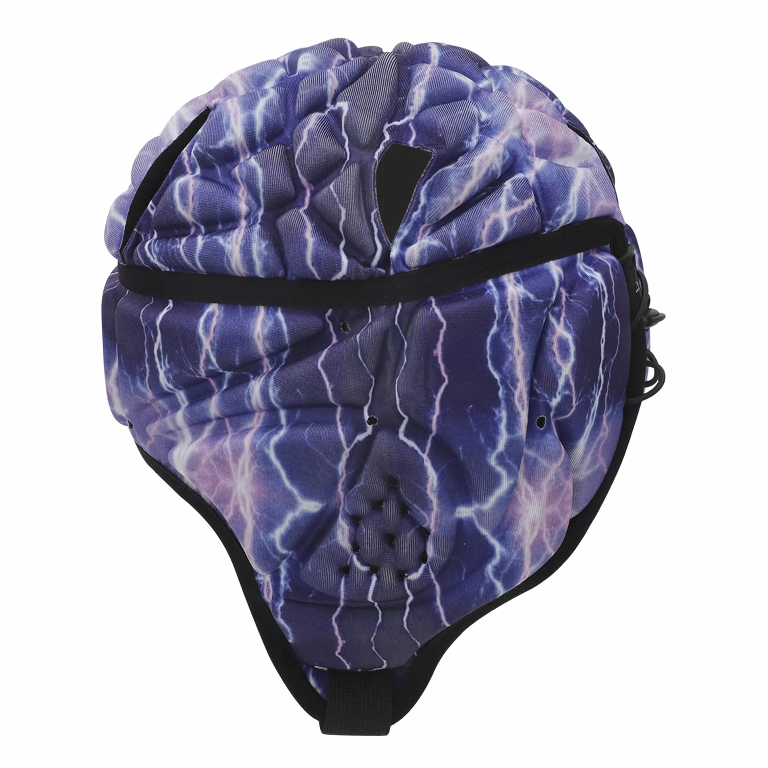 Casque de Rugby pour Homme Femme Casque de Protection Football Respisant Casquette Anti-Collision de Sport Réglable pour Football Rugby Skateboard Hockey