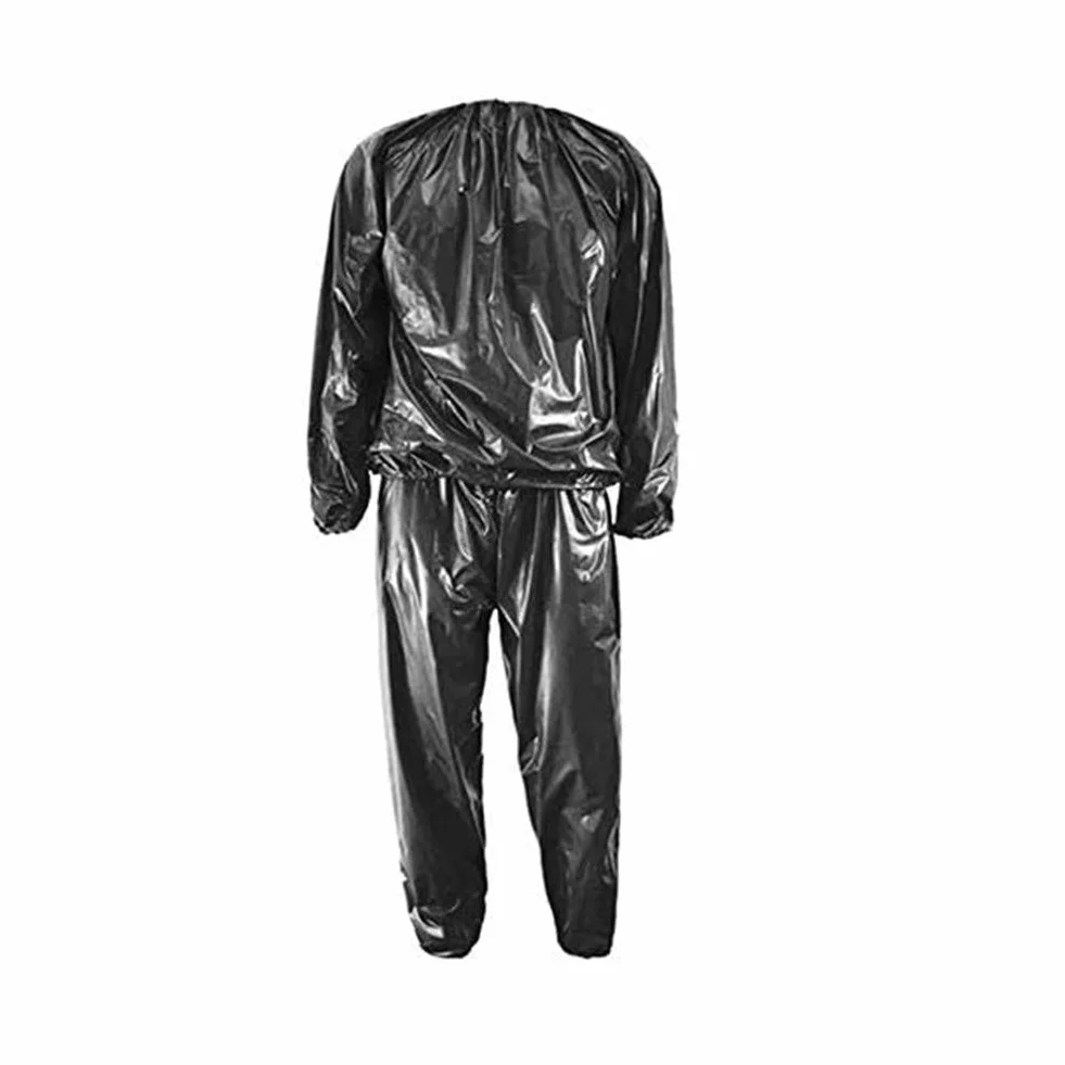 Combinaison de sudation pour sauna, perte de poids, sudation intégrale du corps, exercice amincissant, gym, fitness, anti-déchirure en PVC, pour homme et femme