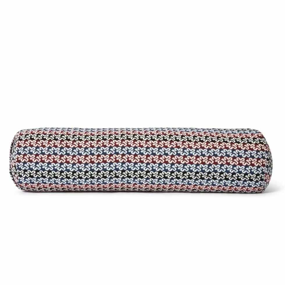 #DoYourYoga Coussin cylindrique pour yoga | 68cm x 22cm | Remplissage d'épeautre bio ou de cosses de sarrasin bio | Housse lavable | Coussin de yoga & siège de méditation | Coussin zafu pour yin yoga