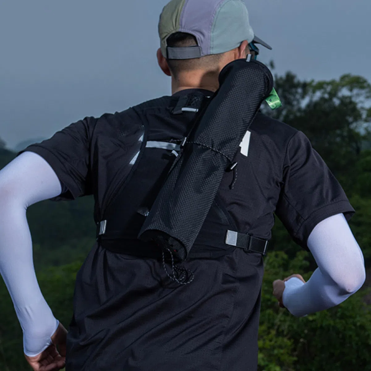 Sac de rangement compact résistant à l'eau pour bâtons de randonnée Sac de transport pour trekking randonnée