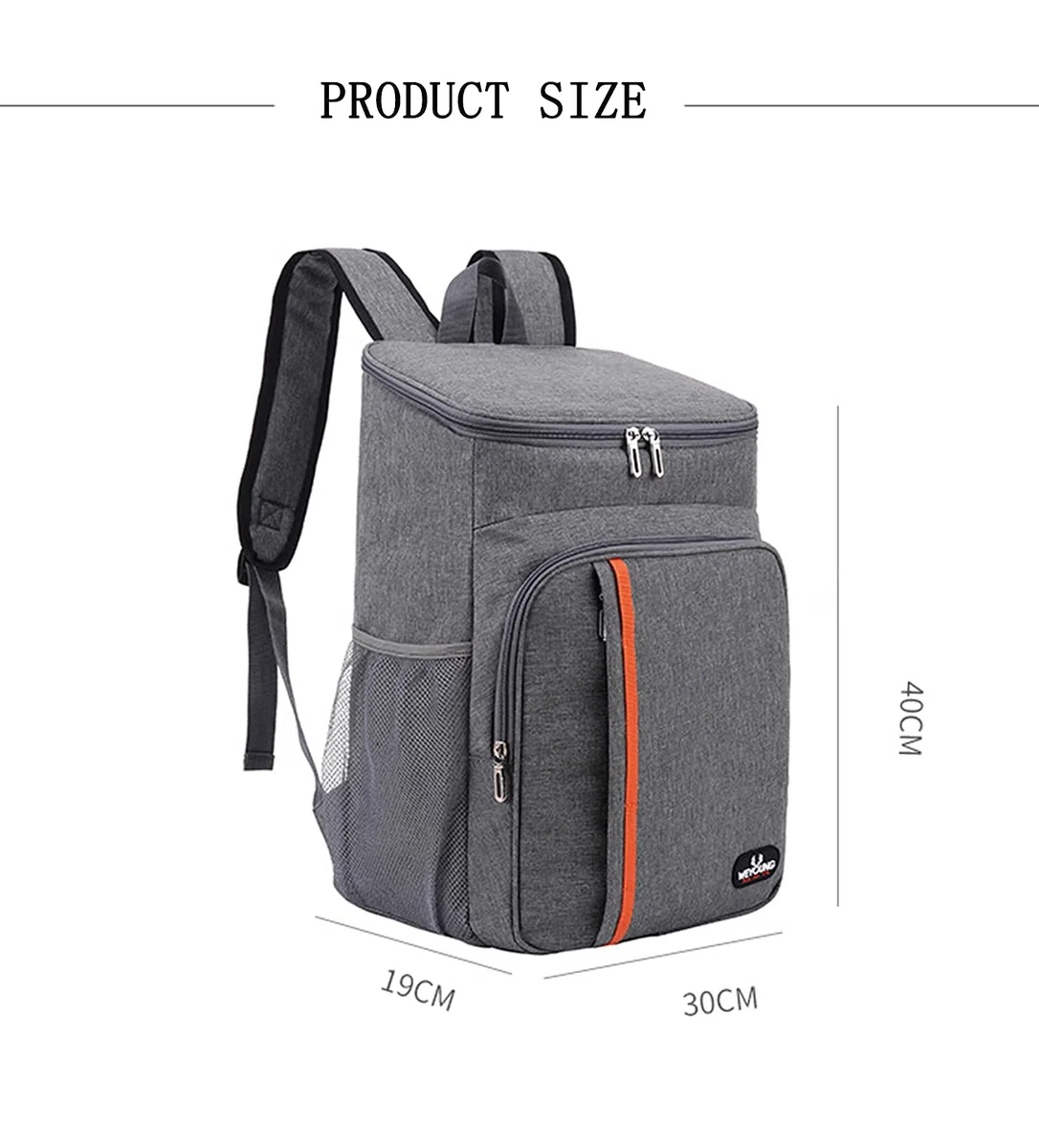 Sac à Dos Isotherme à Glacière 22L,Sac de Pique-Nique Sac Isotherme Portable Cooler Backpack Bag, pour Hommes Femmes pour Déjeuner Plage Camping BBQ Travail Ecole Pique-Nique