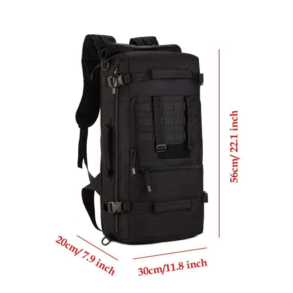 Selighting Taktischer Rucksack 40L/50L Militär Wander-Duffel-Tasche 3-Tages-Notfalltasche Molle Camping Jagd Trekking Tagesrucksack für Männer und Frauen