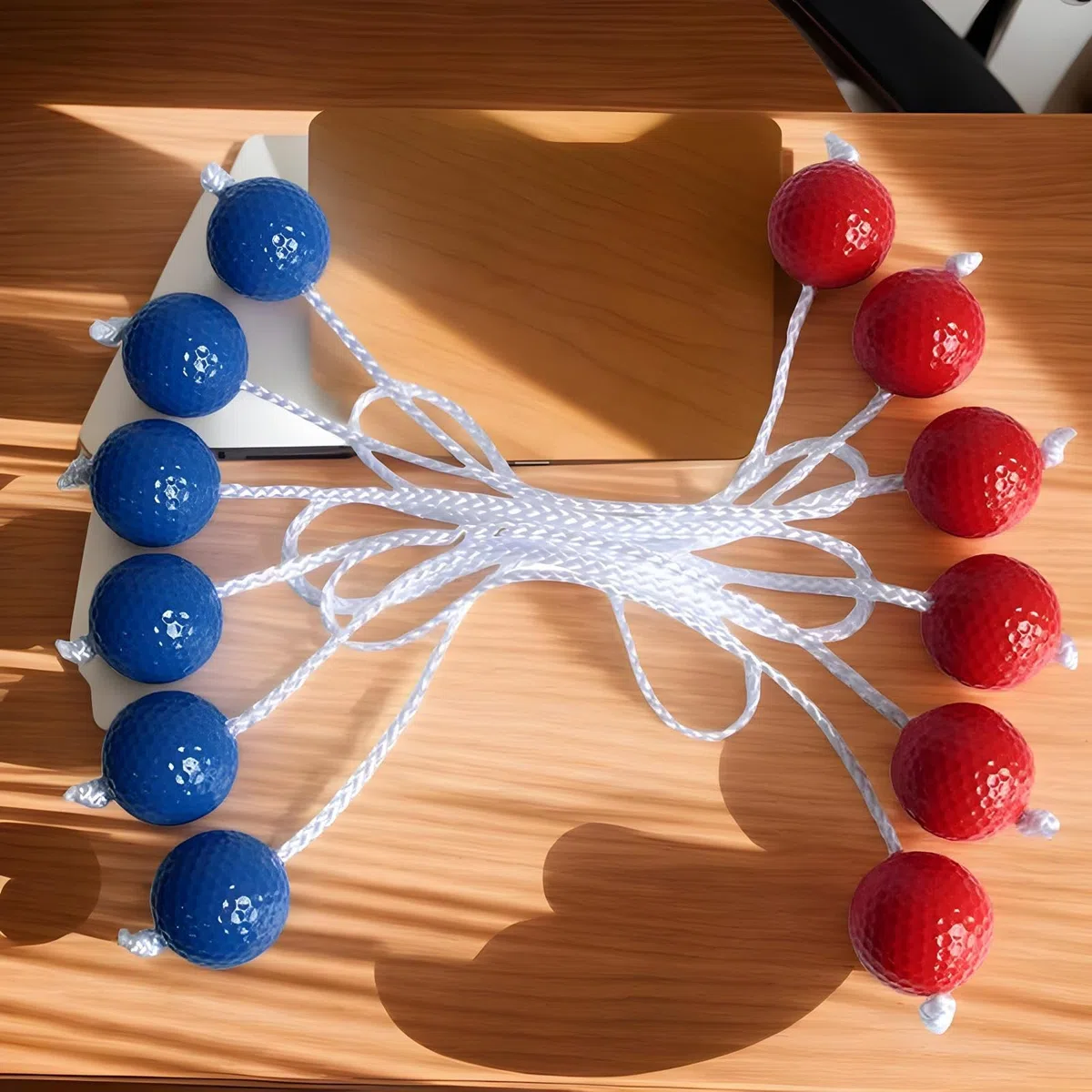 Ladder Toss Balls, Set De 6 Balles D'échelle, Échelle De Balle De Golf Interactif pour L'intérieur Et L'extérieur