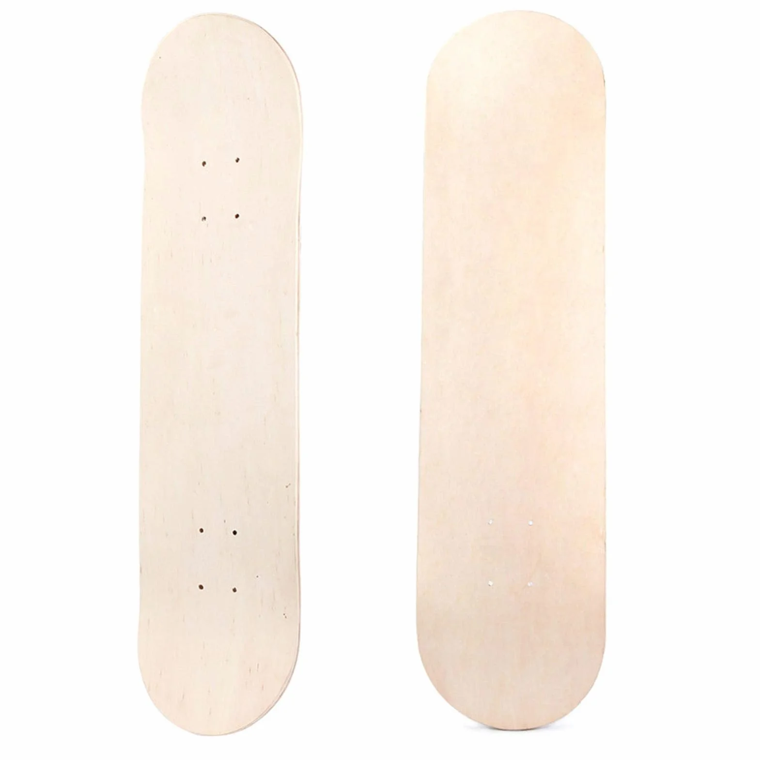 Planches De Skateboard Vierges | 8 Pouces 8 Couches Érable Blank Double Concave Skateboards Patin À roulettes Skateboard Art Deck Naturel Planche À roulettes pour débutants, Adolescents et Adultes
