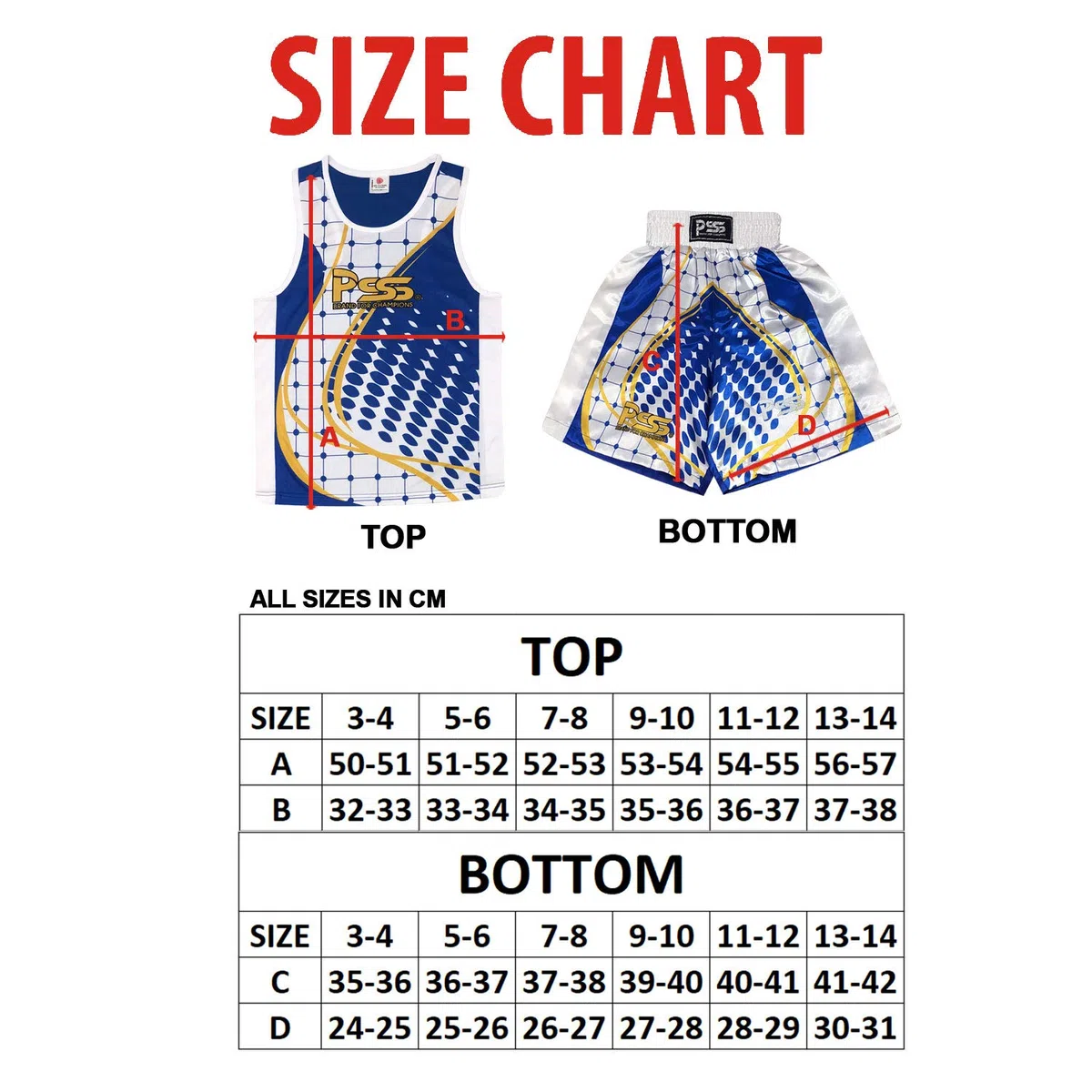 PSS Ensemble Boxe Enfants 3-14 Ans 6 Pièces Short & Débardeur + Gants Boxe Enfants 4Oz + 2 Pattes d’Ours + Accessoires, Bleu, Rouge ou Noir, Ensemble Boxe Enfant Muay Thai Kickboxing Boxe Anglaise