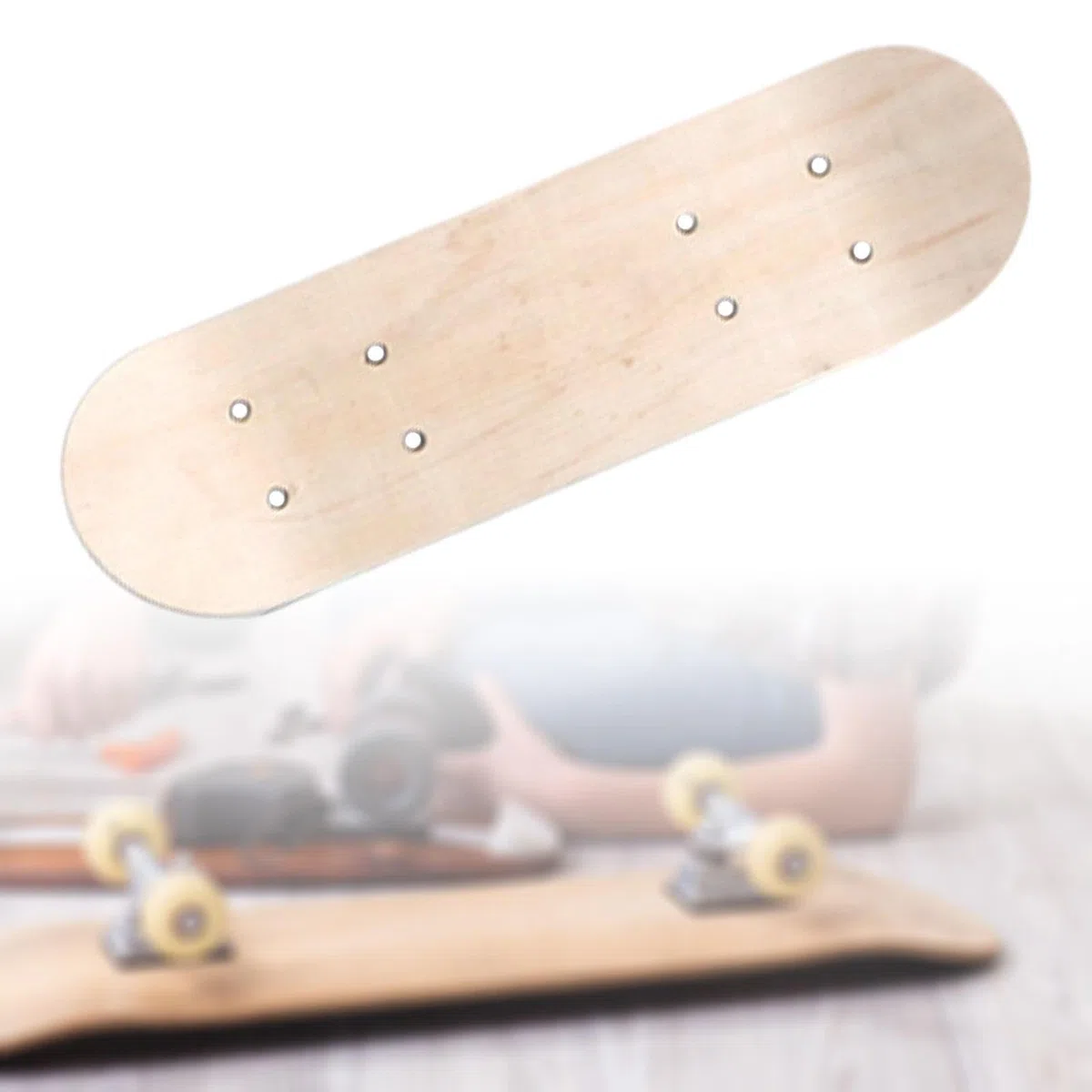 Planche à roulettes Vierge, Planche en Bois de Peinture à Faire soi-même, Planche à roulettes pour Enfants pour garçons et Filles débutants