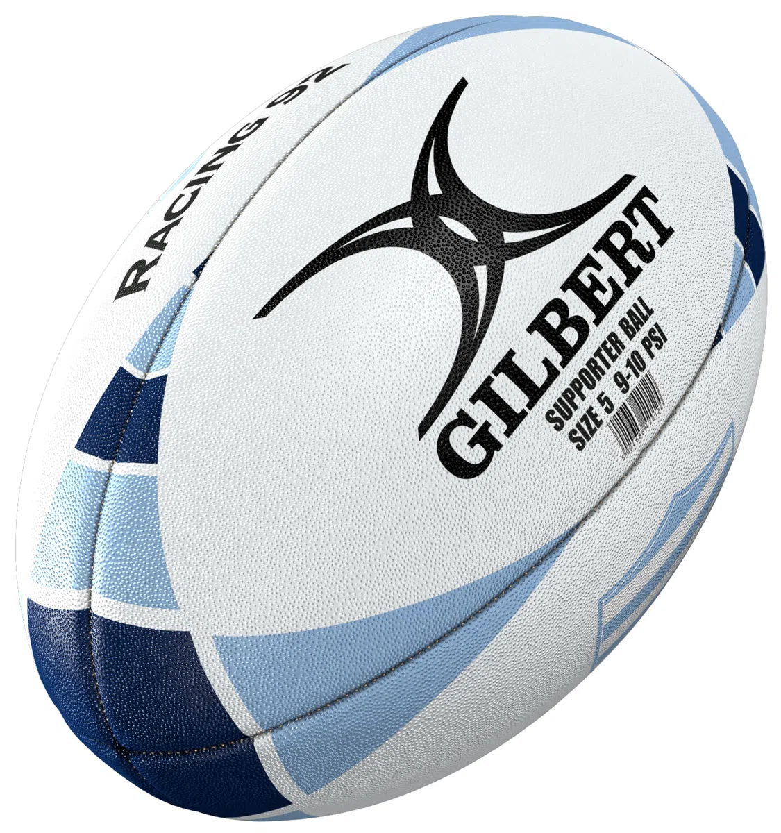 Gilbert Ballon de Rugby Racing 92 - Collection Officielle Taille 5