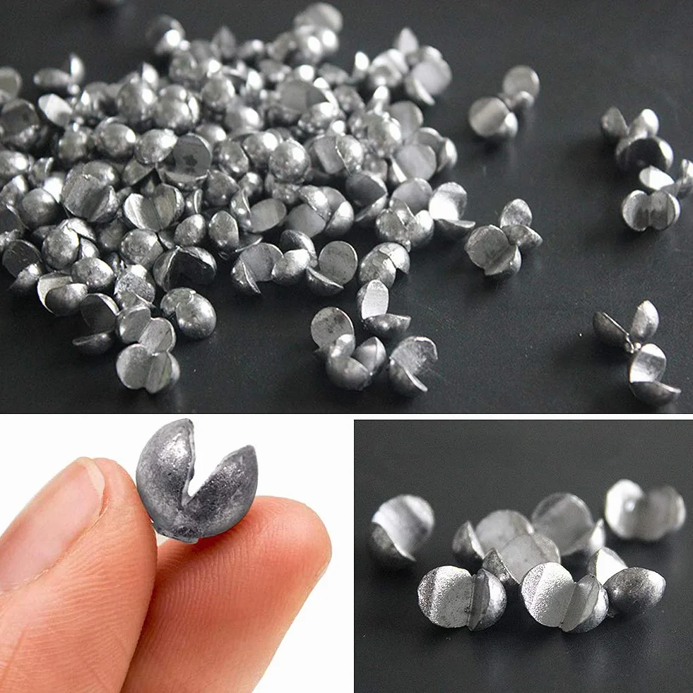 LSHEL Lot de 500 Plombs de Pêche Amovibles 0.8g
