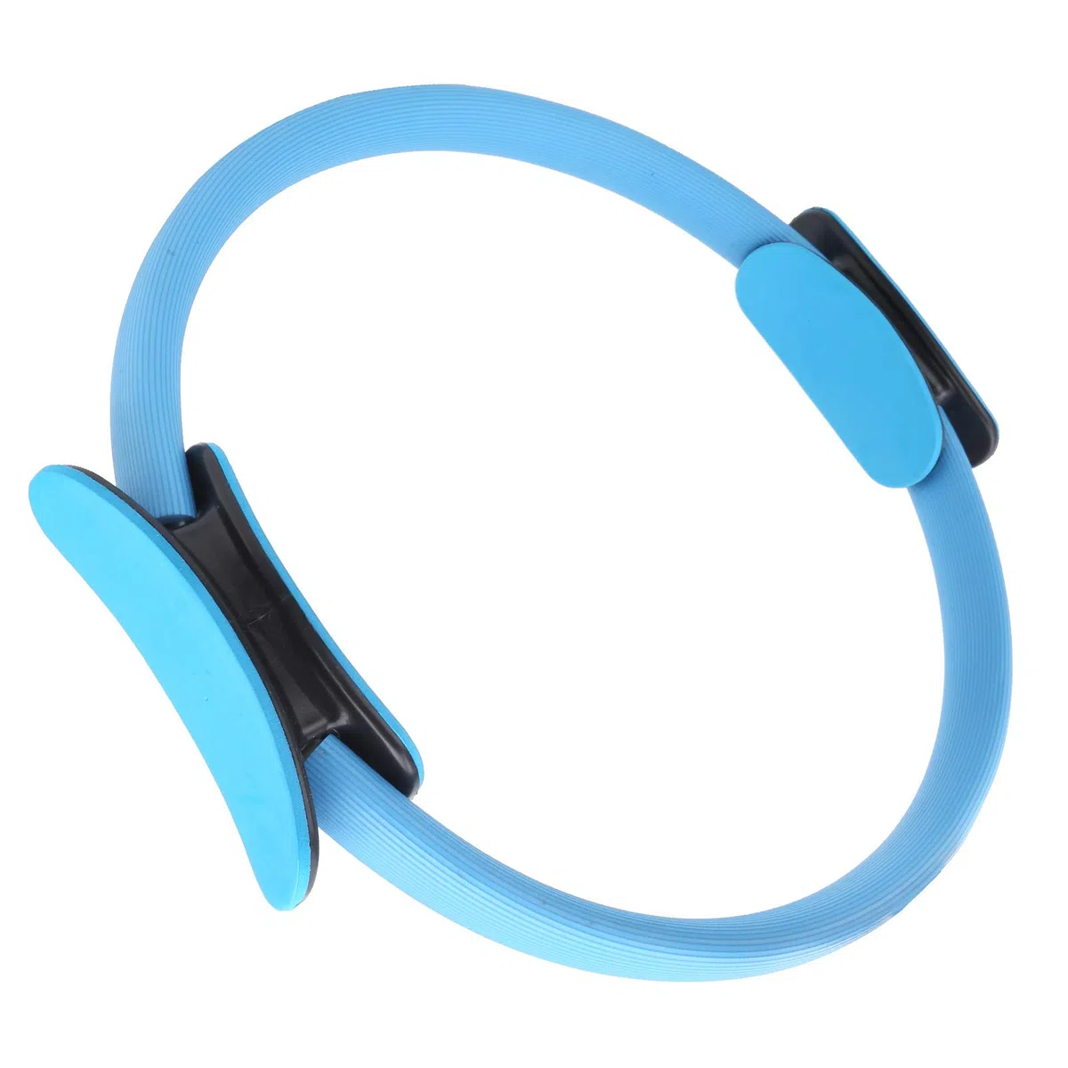 POENVFPO Anneau de Pilates Fitness, Cercle de Résistance Léger pour Yoga à Domicile, Entraînement des Cuisses Jambes et Fesses (Bleu)
