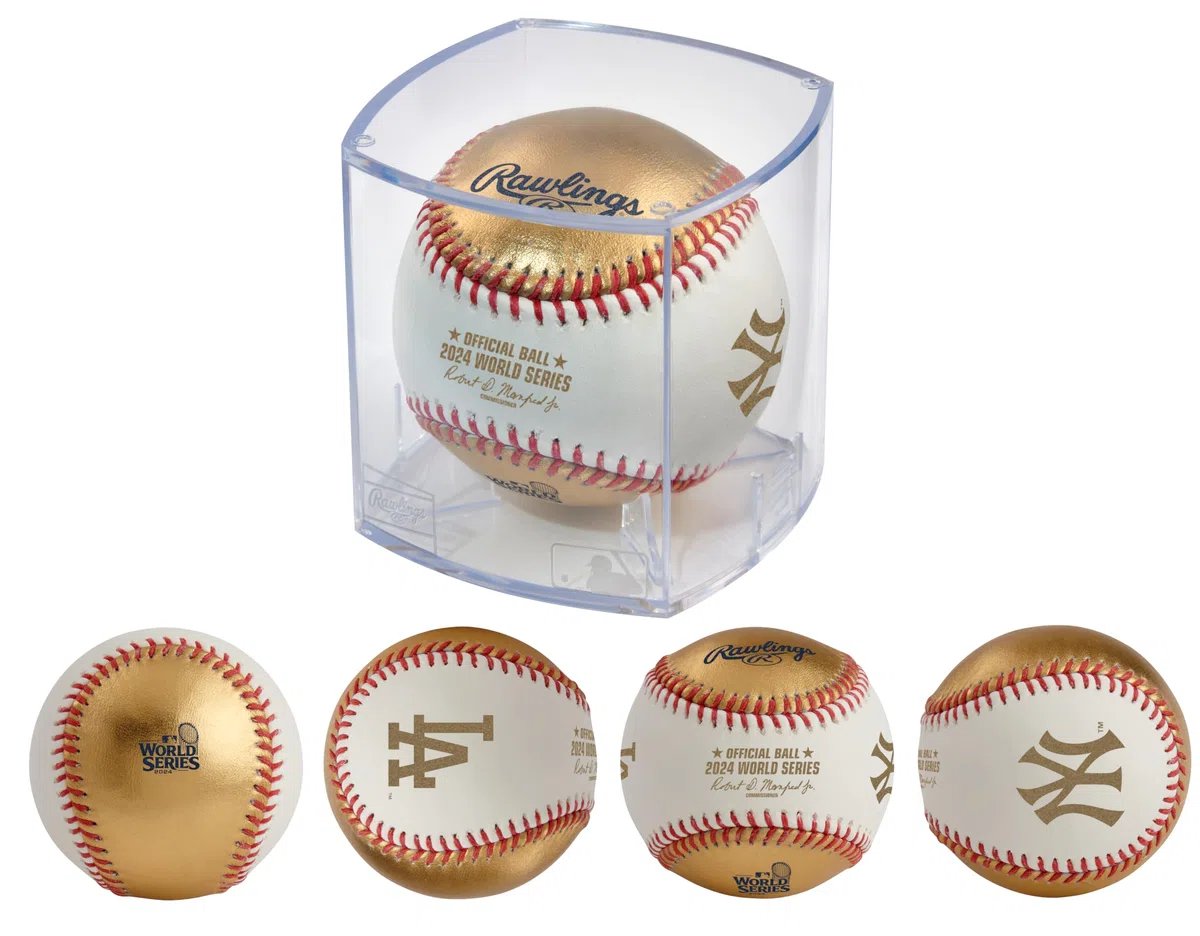 Rawlings | Champions Officiels de la série Mondiale 2024 | Dodgers de Los Angeles | Baseball commémoratif | Plusieurs Styles