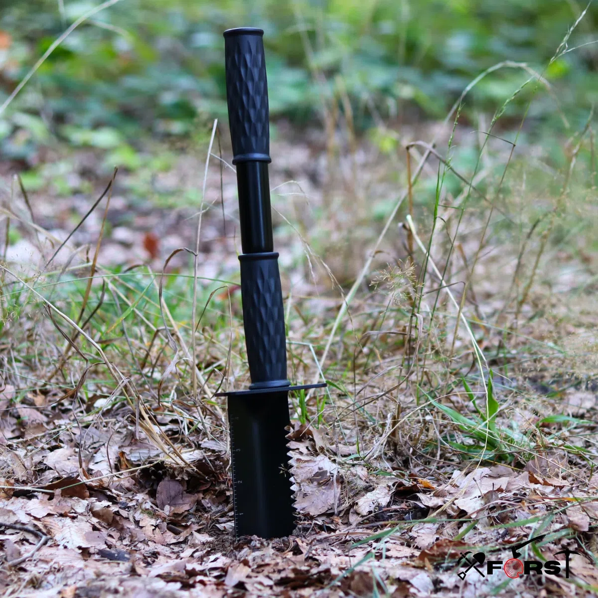 Xforst Detection metaux Pelle bêche pour détecteur de métaux vec Fonction d'Extension. Hori Hori, Pelle Camping. Mini Pelle de Survie. Idéal Le Jardinage, la Prospection. Modèle X-GM350.