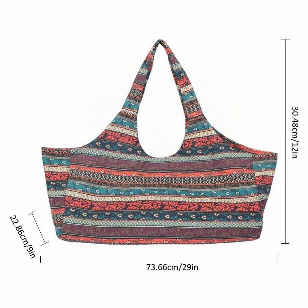Mu Mianhua Sac pour tapis de yoga avec poche de grande taille et poche zippée s'adapte à la plupart des tailles de tapis