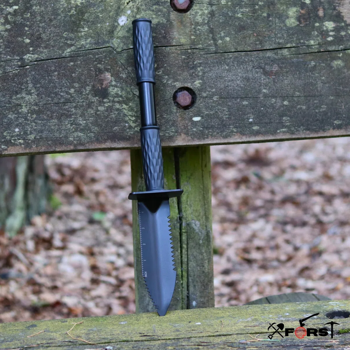 Xforst Detection metaux Pelle bêche pour détecteur de métaux vec Fonction d'Extension. Hori Hori, Pelle Camping. Mini Pelle de Survie. Idéal Le Jardinage, la Prospection. Modèle X-GM350.