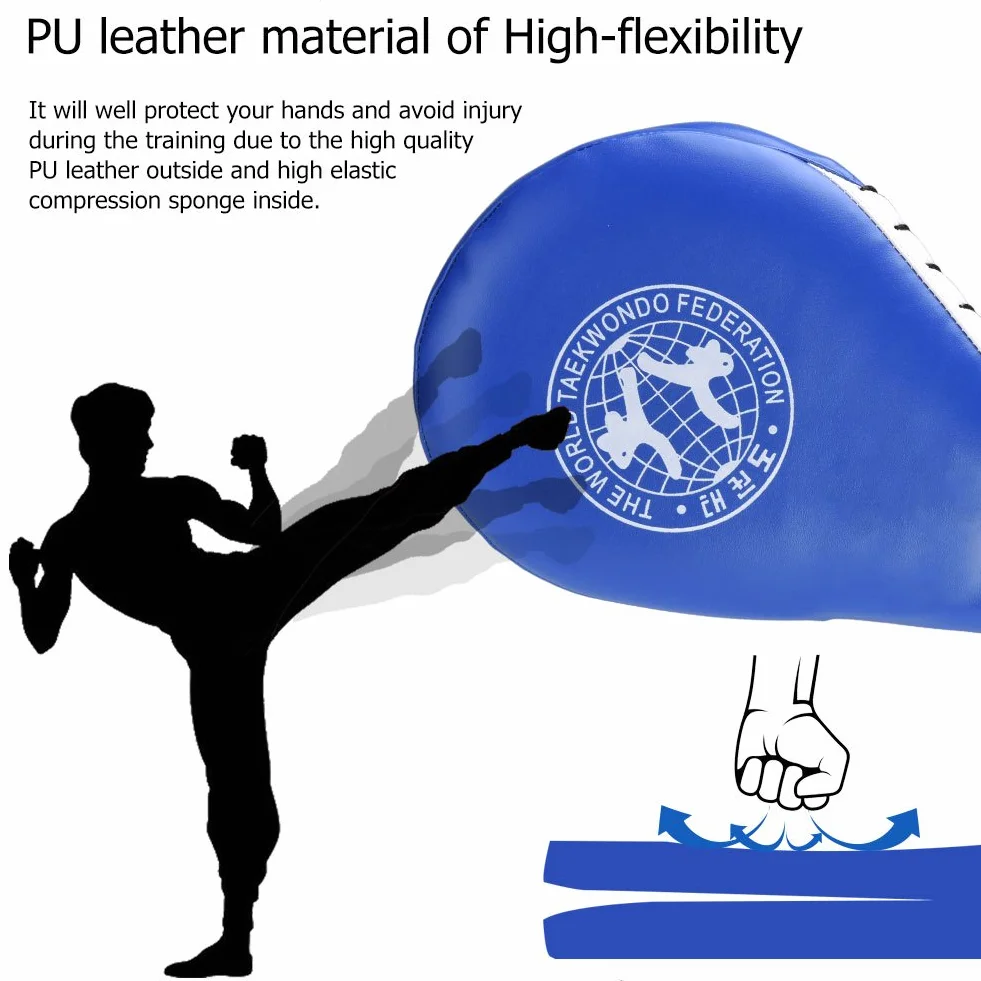 Cible De Frappe Karate, Raquette Taekwondo, Tapis De Taekwondo, 1 Pcs Pad Cible PU Arts Martiaux Boxe