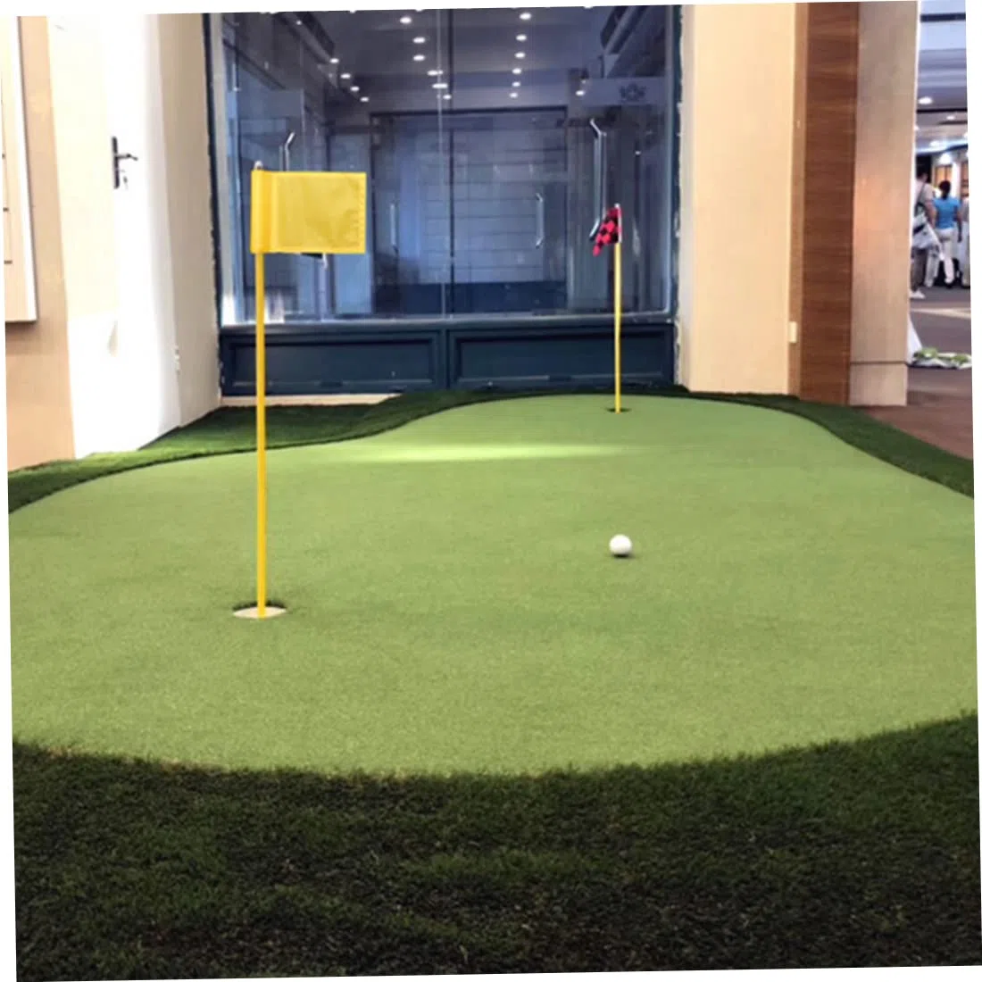 Drapeau de golf en nylon Drapeau de golf Putting Green Trou d'entraînement de golf Poteau Bannière de coupe 18x12cm 5PCS Drapeau de golf Putting Bannière de golf Drapeaux de putting Green Mini drapeau