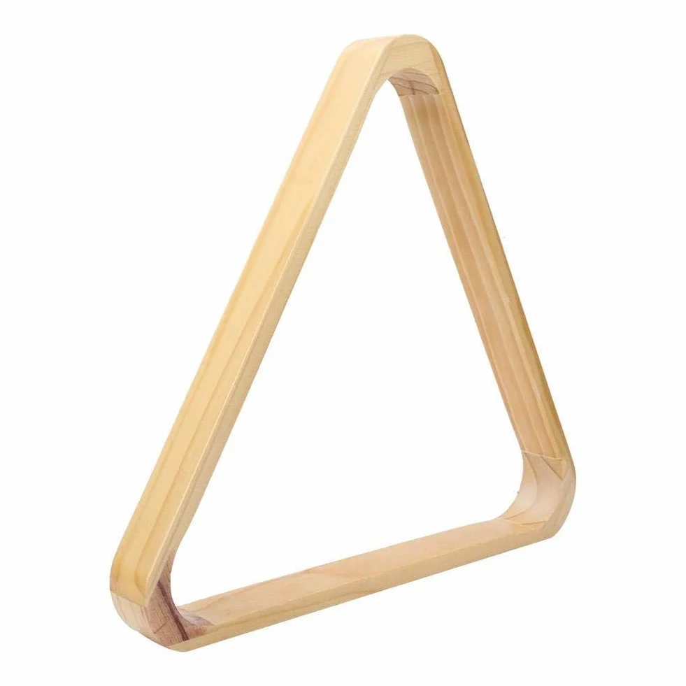 en Bois Billard Professionnel Triangulaire Rhombus Cadre Snooker Boules Rack Billard en Bois Trépied Billard Accessoires Sport Fournitures Accessoires(American)