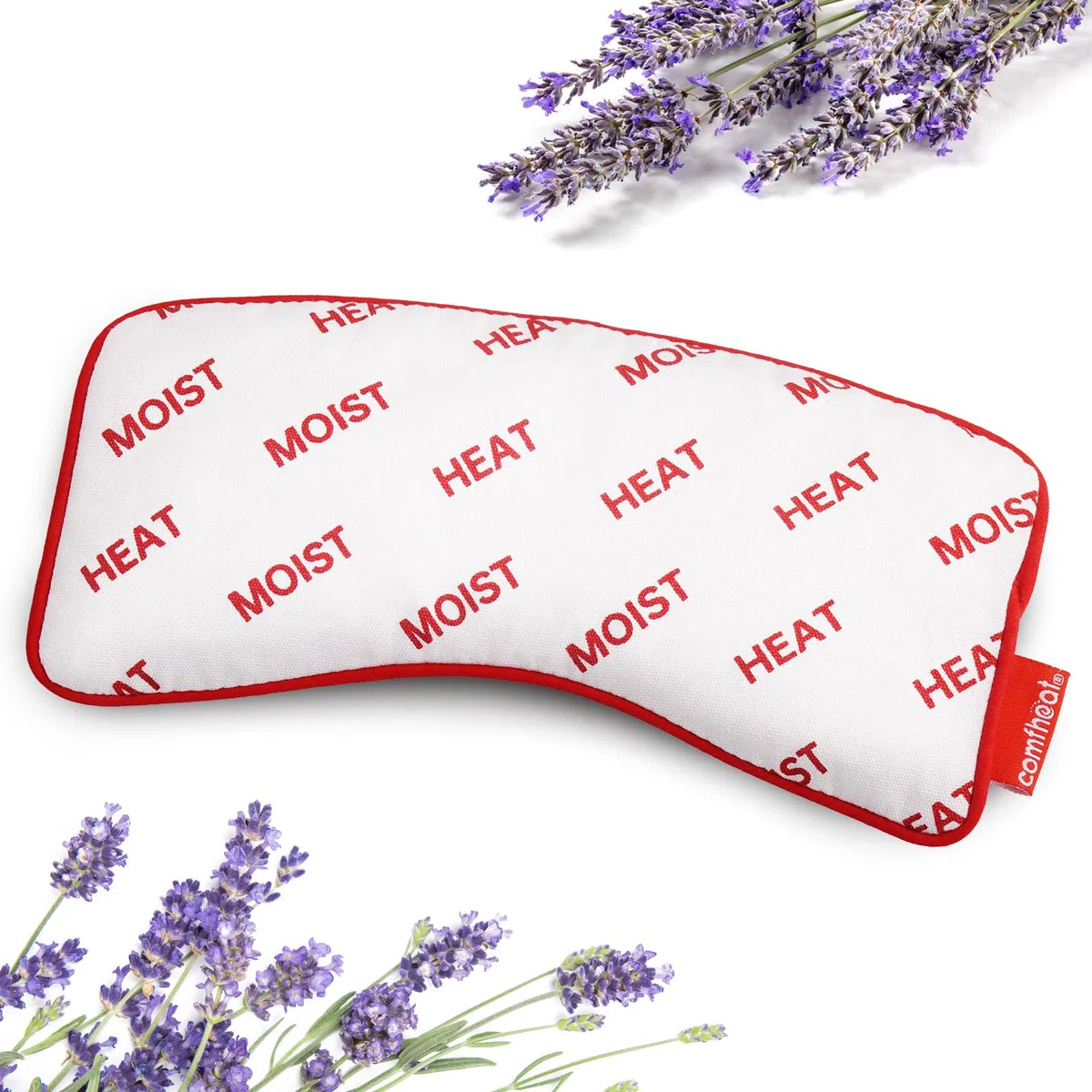 Coussin lesté pour les yeux à la lavande pour le yoga, la lumière au micro-ondes, la chaleur des yeux, masque de compression pour les yeux, avec housse lavable pour la détente, le sommeil, la