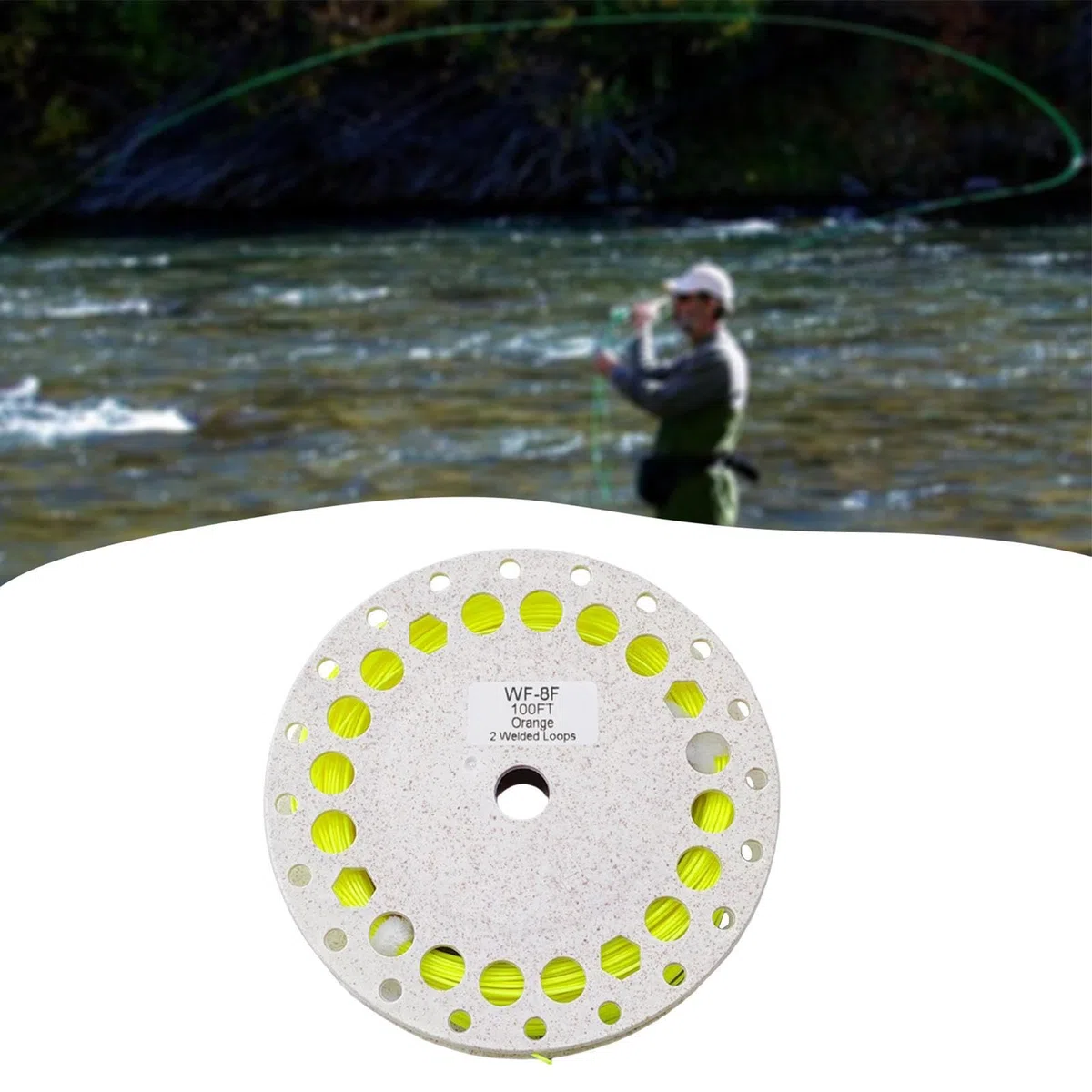 Soie pêche à la Mouche, Accessoires pêche, Soie Flottante WF 30 m (100 Pieds)