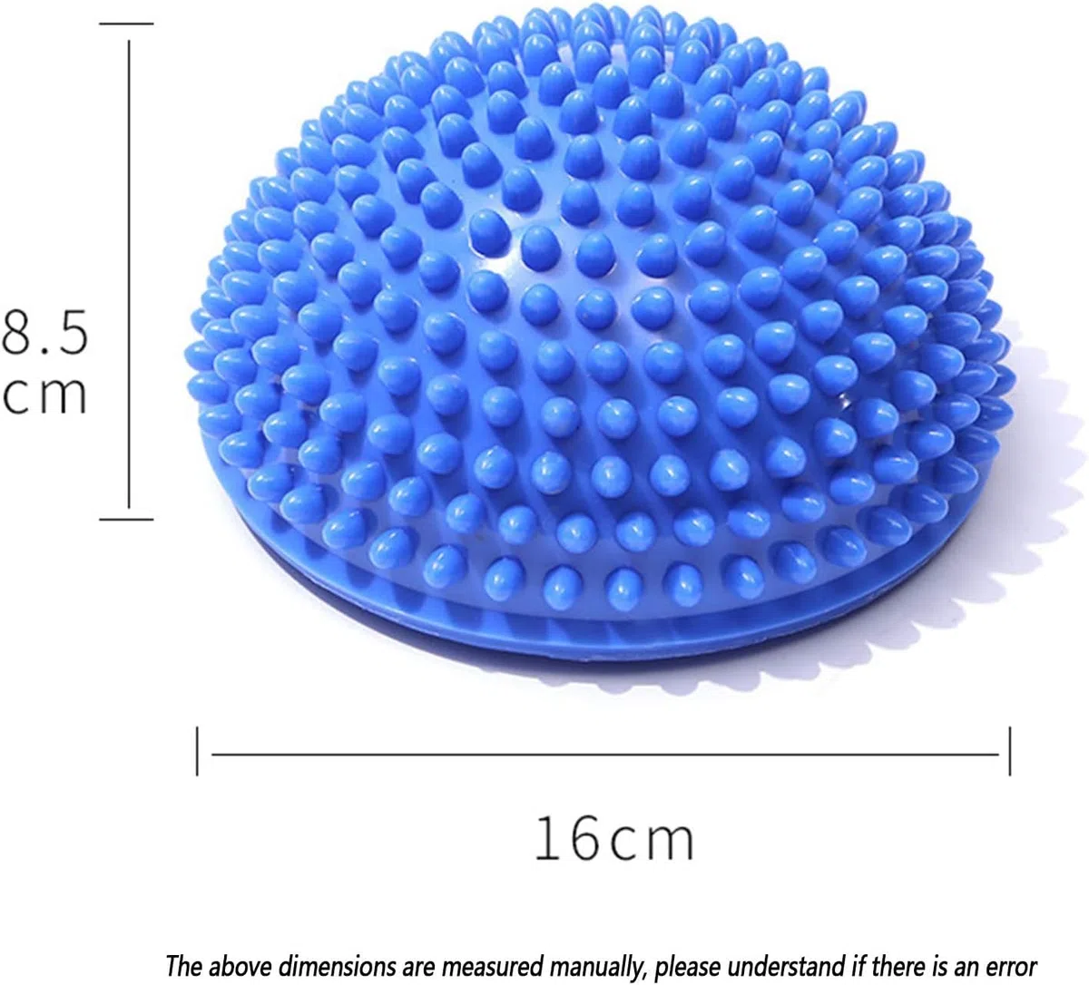 Boule H'équilibre Hérisson, Demi Balles de Yoga Pied de Massage, Balance Disque Gonflable d'équilibre de Yoga Hérisson, Coussin de Balance pour Entraînement Sport Fitness Exercice