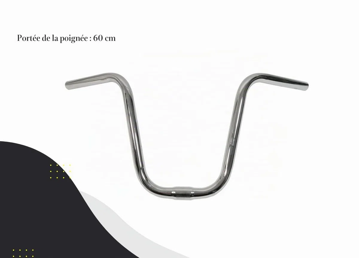 Cintre d'apprentissage - Guidon bonanzale - Largeur de poignée 60 cm - vélo
