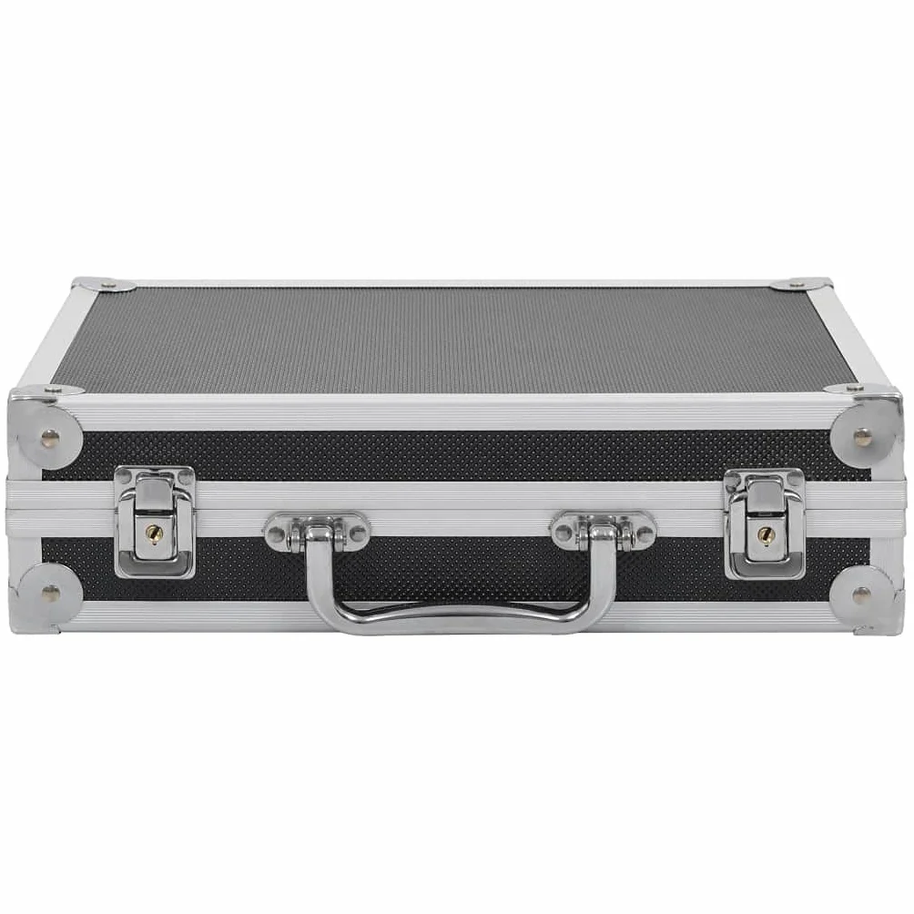 vidaXL Mallette pour Arme à Feu Aluminium ABS Valise à Pistolet Multicolore