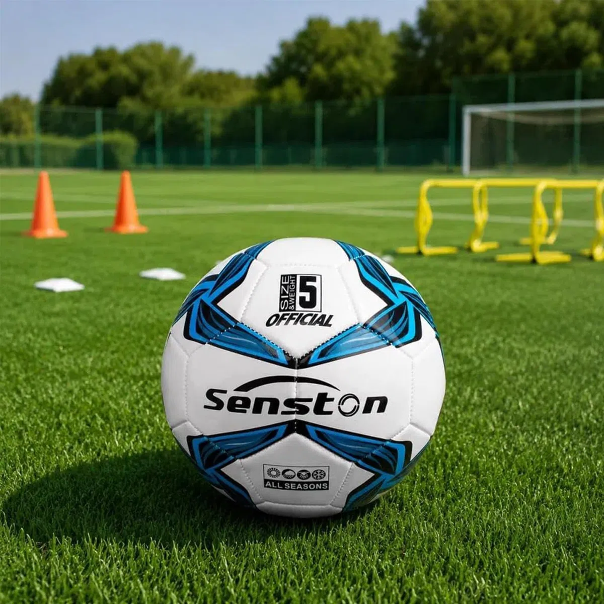 Senston Ballon d'entraînement de Foot Taille 5 / Taille 4, Officiel Football, Ballon de Futsal