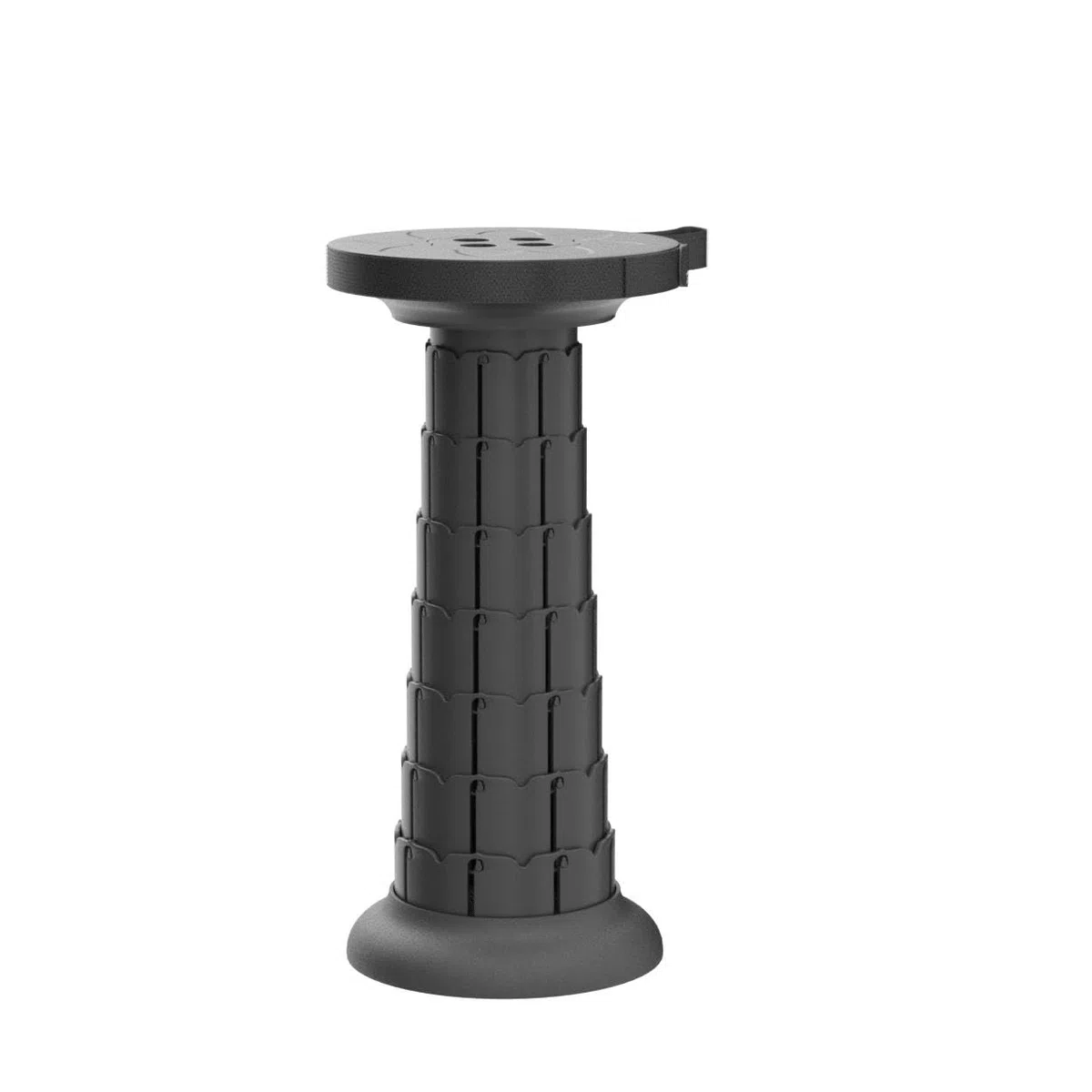 ALEVMOOM Tabouret Pliant Portable Tabouret Télescopique avec Coussin et Sac à Main Tabouret de Camping pour Adultes La Pêche BBQ Intérieur Activités Plein air, Maxi Charge 250kg