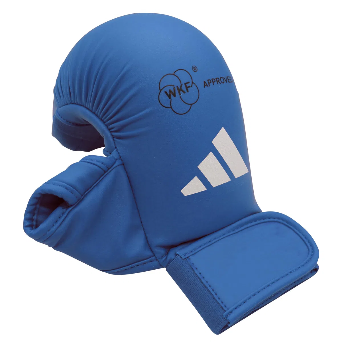 adidas Mitaines karaté WKF avec Pouce (Couleur : Bleu - Taille : L)