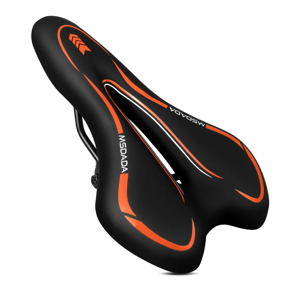 MSDADA Selle de Vélo, Selle Gel Ultra Confortable Ergonomique Imperméable Respirante Absorbant Les Chocs Creux Siège de Vélo pour Vélo VTT Vélo Route Vélo Ville Homme et Femme