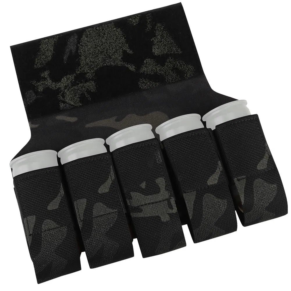 Tactique 5BH 40MM 5 Banger Hanger Pouch 5 Rounds M203 Grenade Sac de Rangement avec Crochet et Boucle Gilet de Chasse Airsoft Chest Rig Accessoires