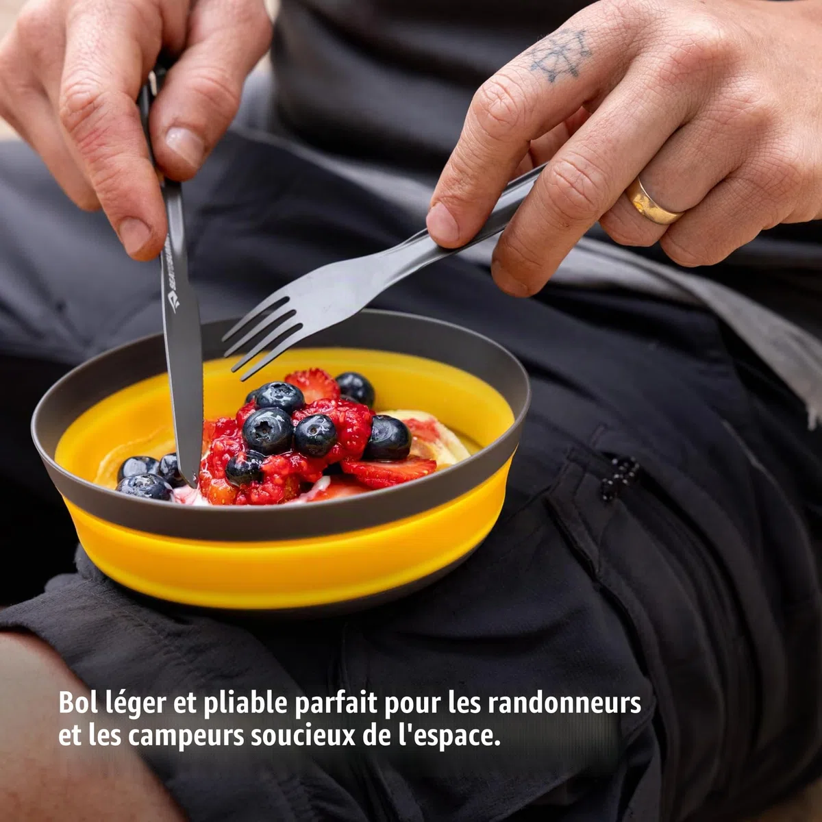 Sea to Summit Frontier Bol pliable ultraléger, taille M, 710 ml, bleu océan