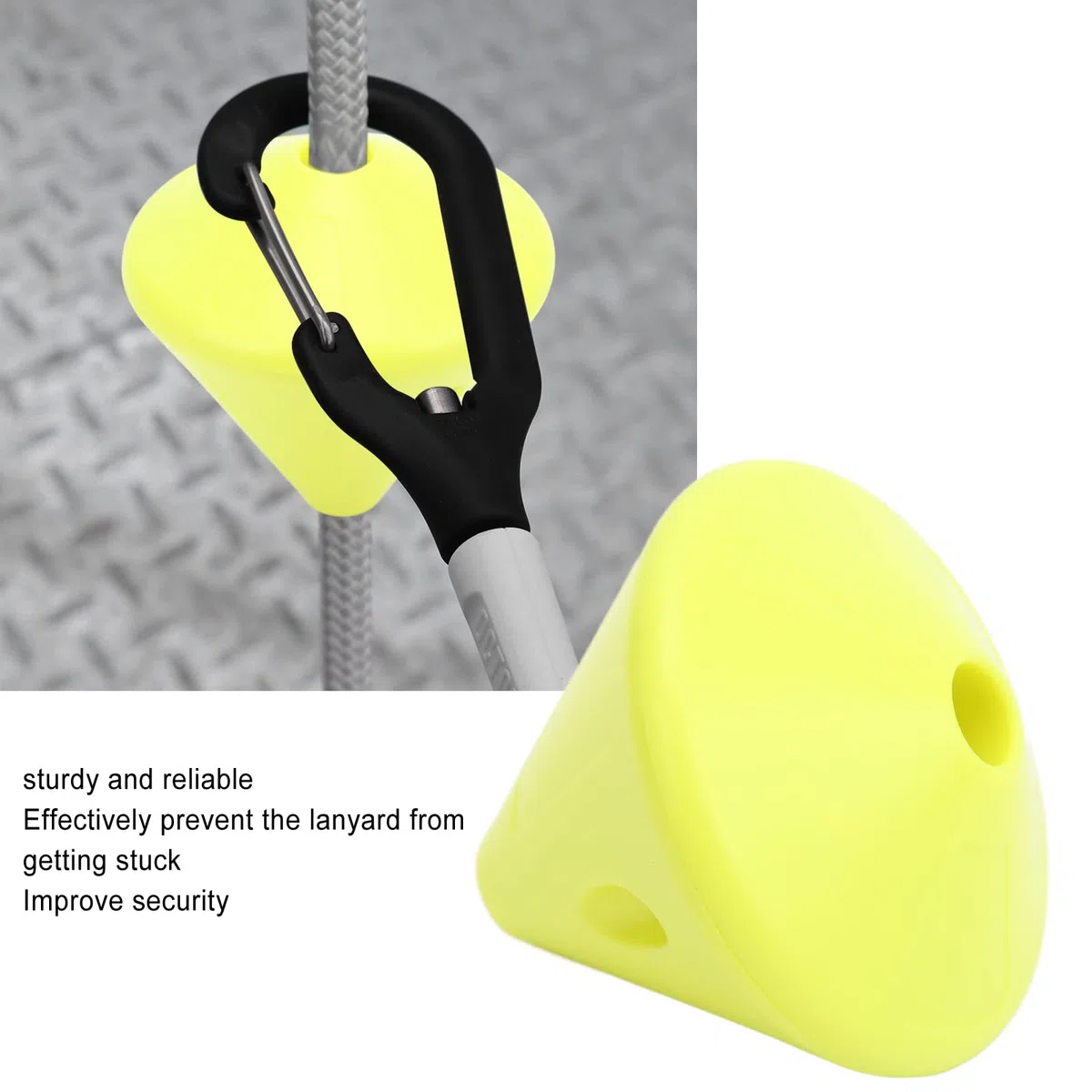 KIMISS Fixateur de Corde de Plongée en Apnée Fixateur de Laisse de Plongée en Apnée