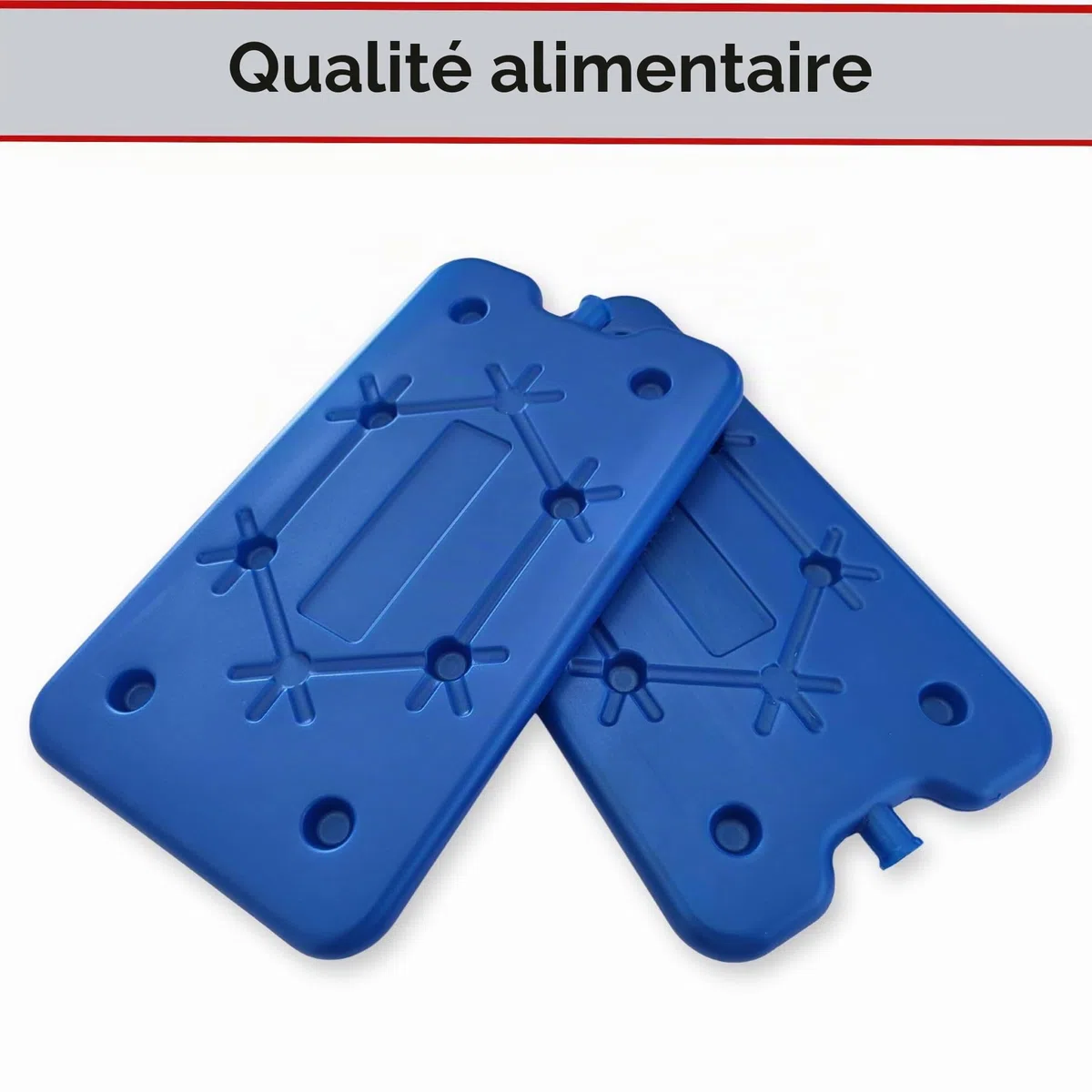 ToCi 8 blocs réfrigérants de 400 ml chacun – Éléments de refroidissement plats pour sac isotherme et glacière - Minces blocs réfrigérants sans BPA et inoxydables - Coussins de refroidissement