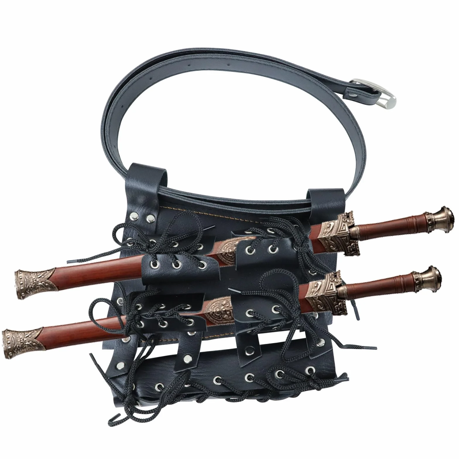 Tefola Ceinture Porte-épée Médiévale Rétro, Holster Ceinture pour Sabre, Zoro, Katana, Dague, Accessoire de Costume d'épée pour épée Accessoires de Cosplay