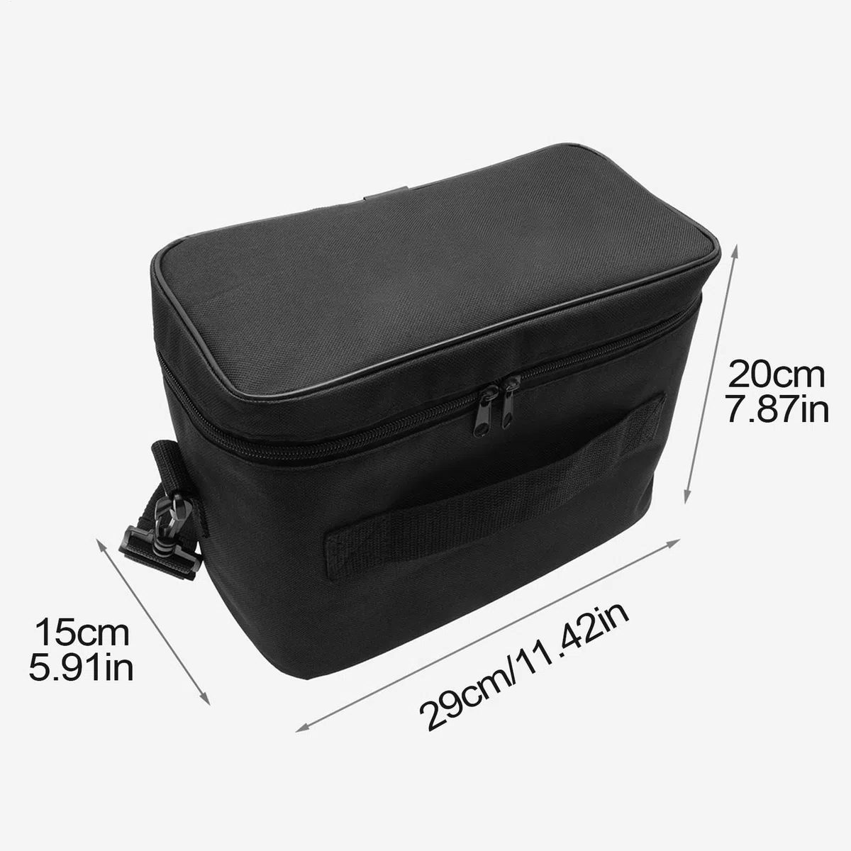 Sac de Transport pour Pompe à air électrique – Sac de Transport pour Pompe à air électrique – Sac à Dos de Voyage de capacité, Poche de Rangement Portable, bandoulière réglable pour Le