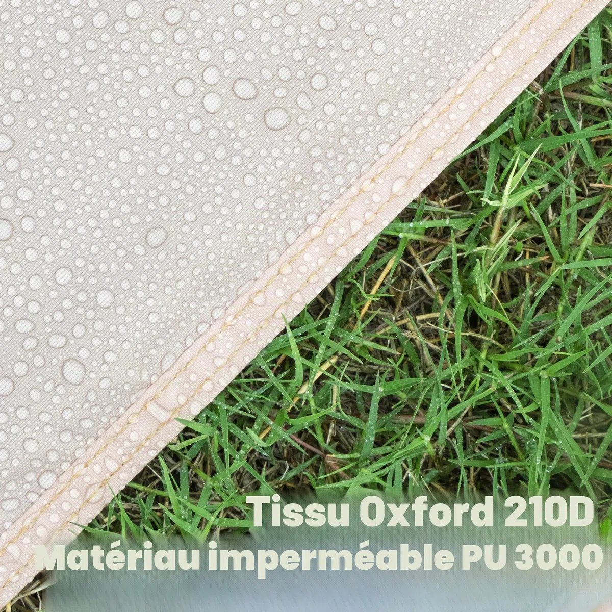 EULANT Hexagonale Bâche de Camping Hexagonale Tente de Familiale, Imperméable Tente Tarp, Tapis de Sol pour Camping, Pique-Nique, Randonnée,Plage, 3.3x3.3m