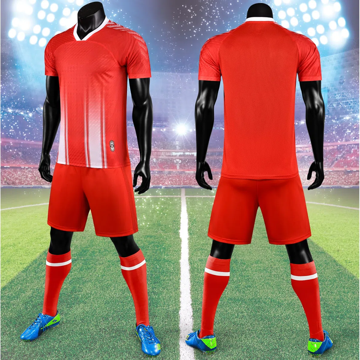 Maillot de Foot Enfant Adulte Personnalisé Maillot Football Personnalisé avec Votre Nom Numéro Équipe Logo Ensemble Foot