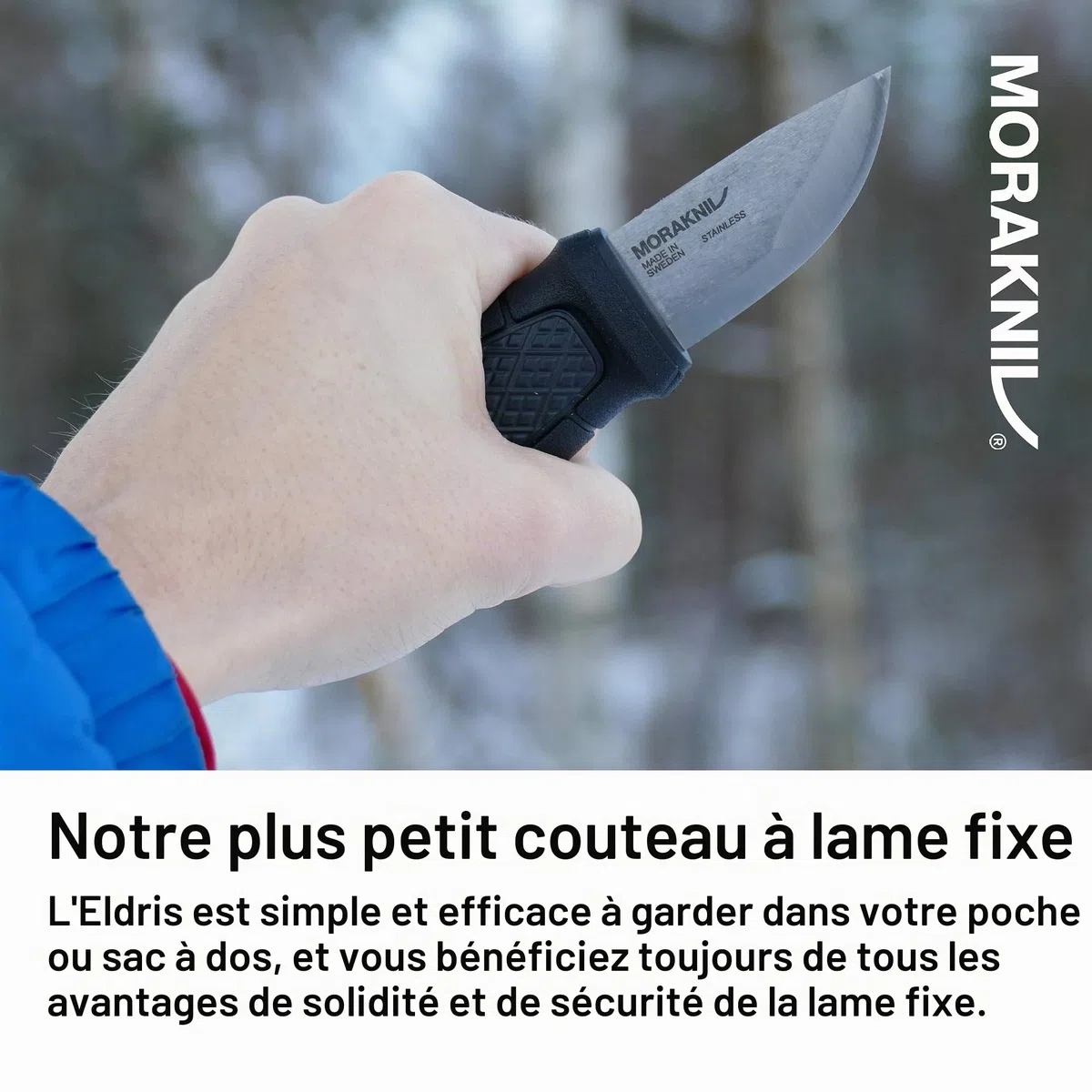 Morakniv Eldriss Poignard Mixte Adulte, Noir