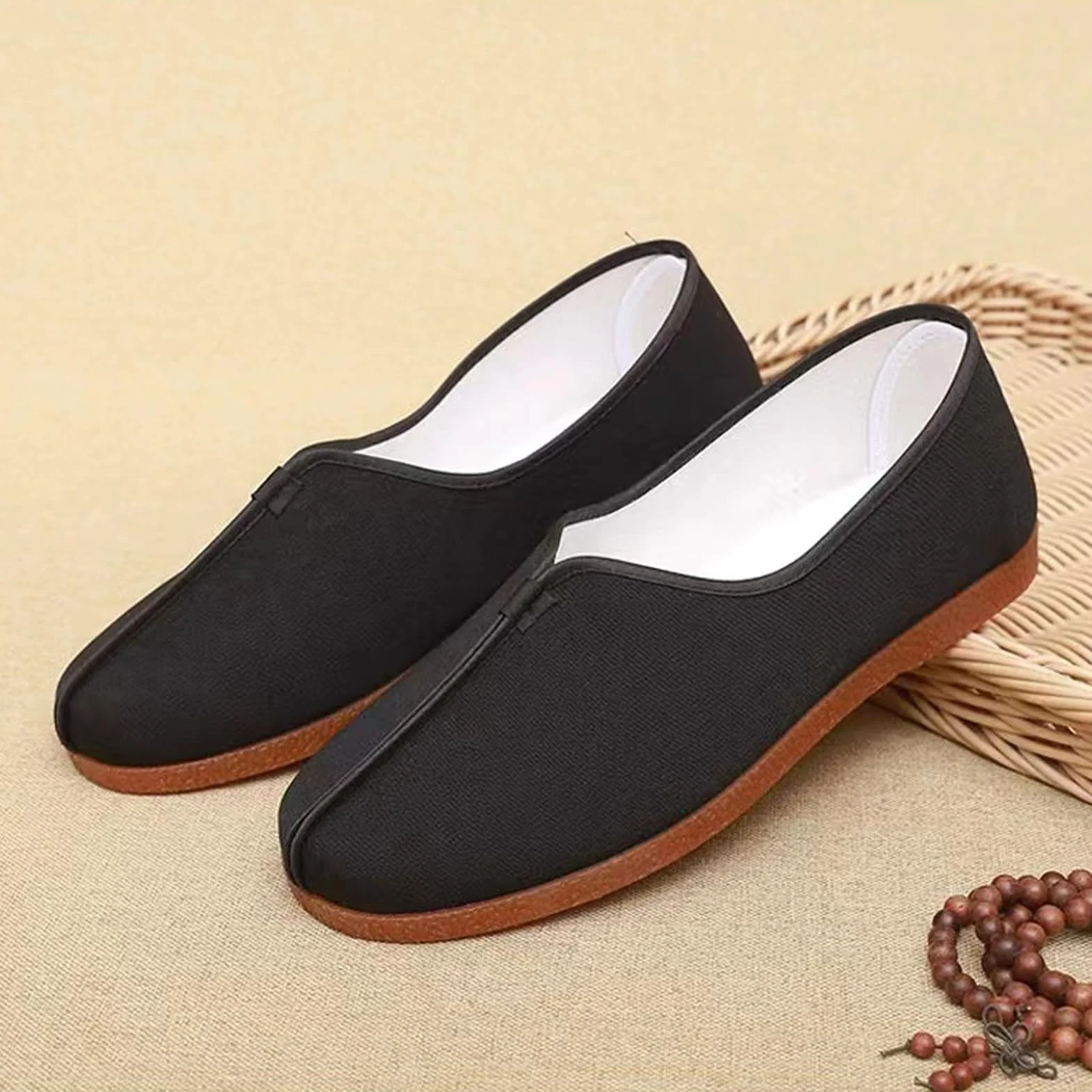 PIWINE Chaussures Traditionnelles Chinoises Anciennes de Pékin, Chaussures d'entraînement d'arts Martiaux Chinois Kung Fu, pour l'entraînement d'entraînement d'arts Martiaux Kung Fu