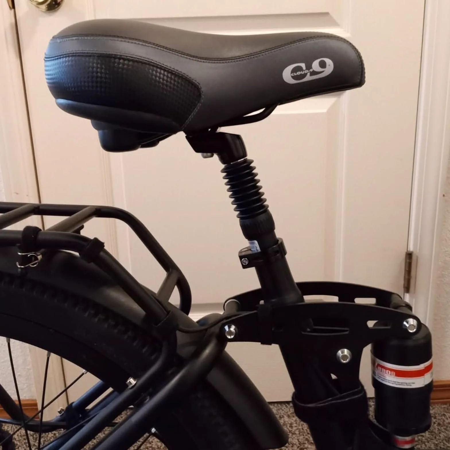 Tige de Selle Suspendue vélo 27.2 / 30.4 / 30.9 / 31.6 mm – Amortisseur réglable en Aluminium pour VTT, vélo électrique, vélo de Route, BMX et vélo Enfant