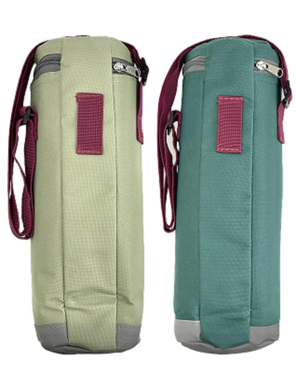 Lot de 3 sacs isothermes pour bouteilles jusqu'à 1,5 l - Dimensions : 12 x 32 cm - Avec bandoulière réglable - Idéal pour les déplacements