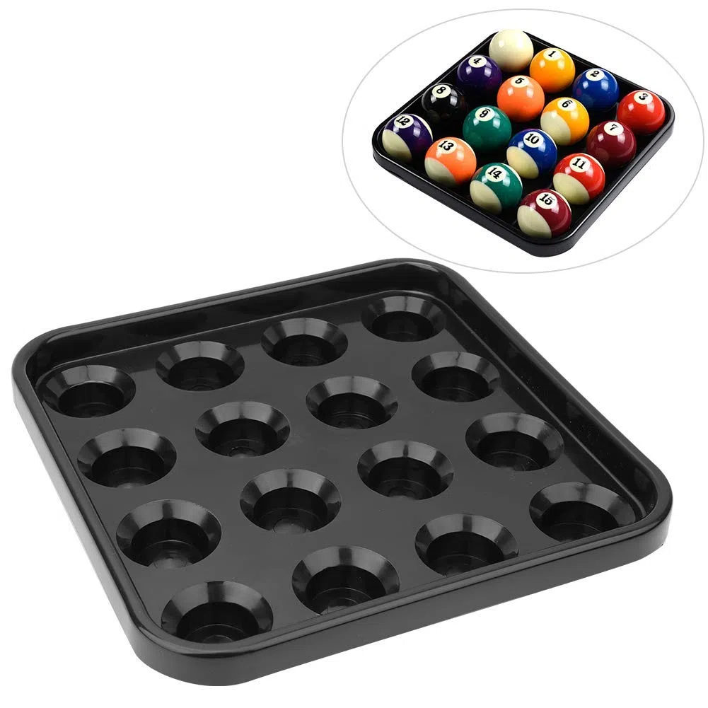 Alomejor Billard Palette 16 Billes Plateau Snooker Transport Palette Billard Plateau pour Billard