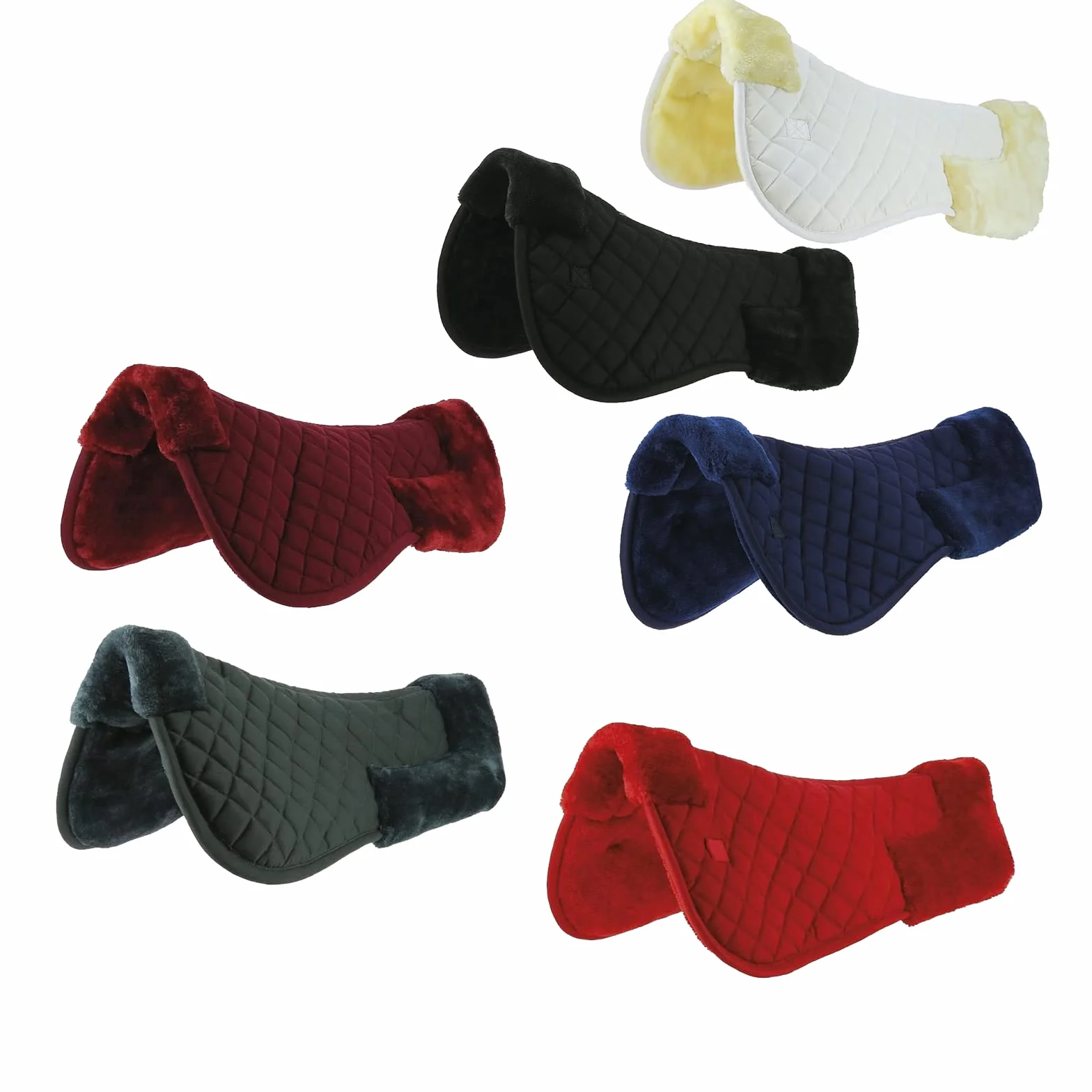 RIDING WORLD Amortisseur Couleurs - Blanc
