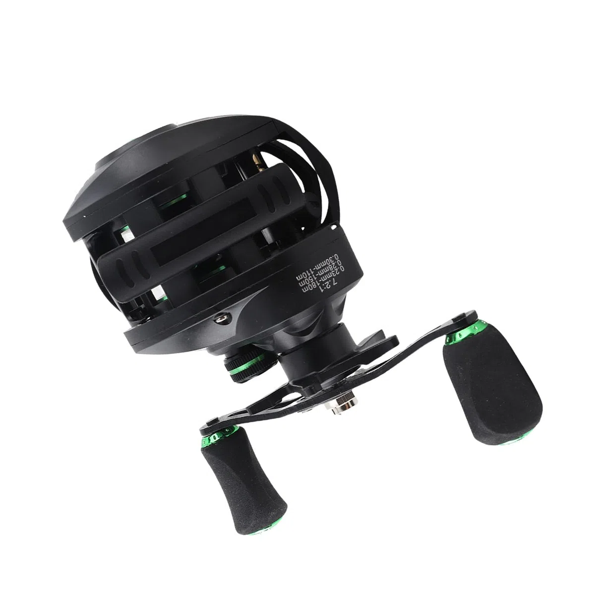Keenso 1 pièces Moulinet de pêche, pêche EVA Main Gauche Droite HL métal Baitcasting Accessoire pêche(Left Hand Wheel) Roues et Outils d'entretien la