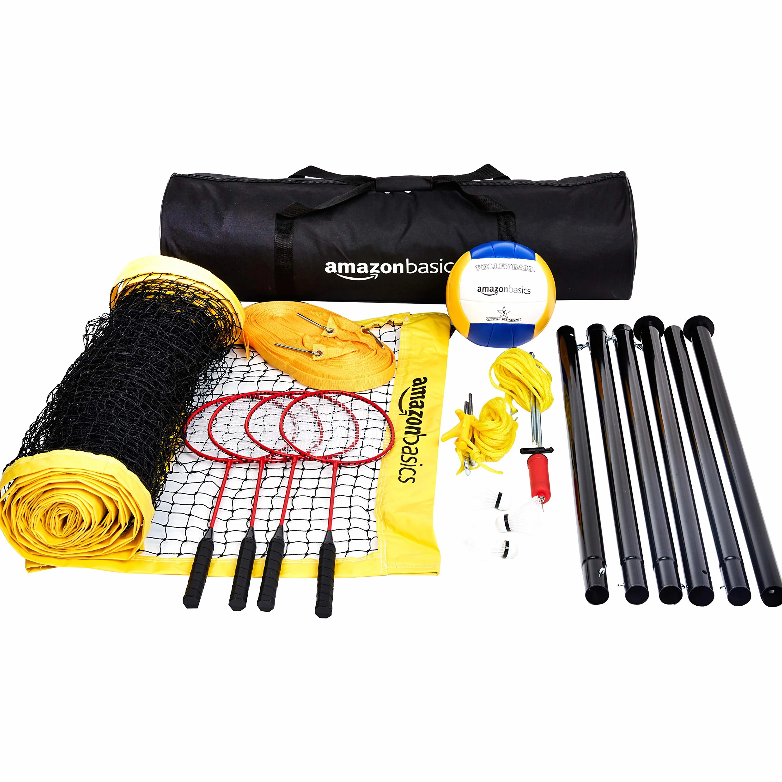 Amazon Basics Set de volley-ball et de badminton