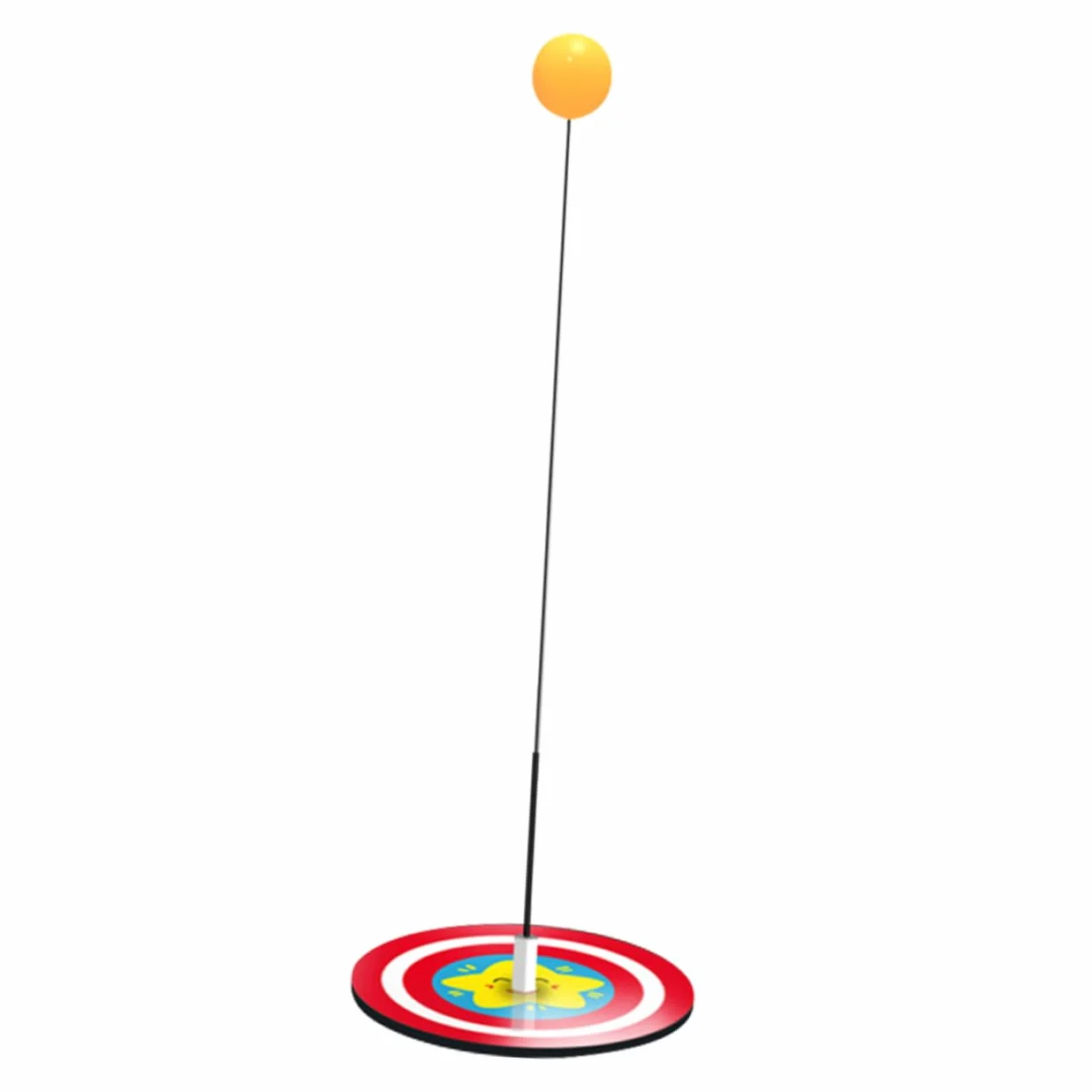 Tennis de table - Tige flexible - Appareil d'entraînement pour joueur solo - Avec ventouse - Durable et sûr pour les adultes - Convient pour l'intérieur et l'extérieur - Favorise la