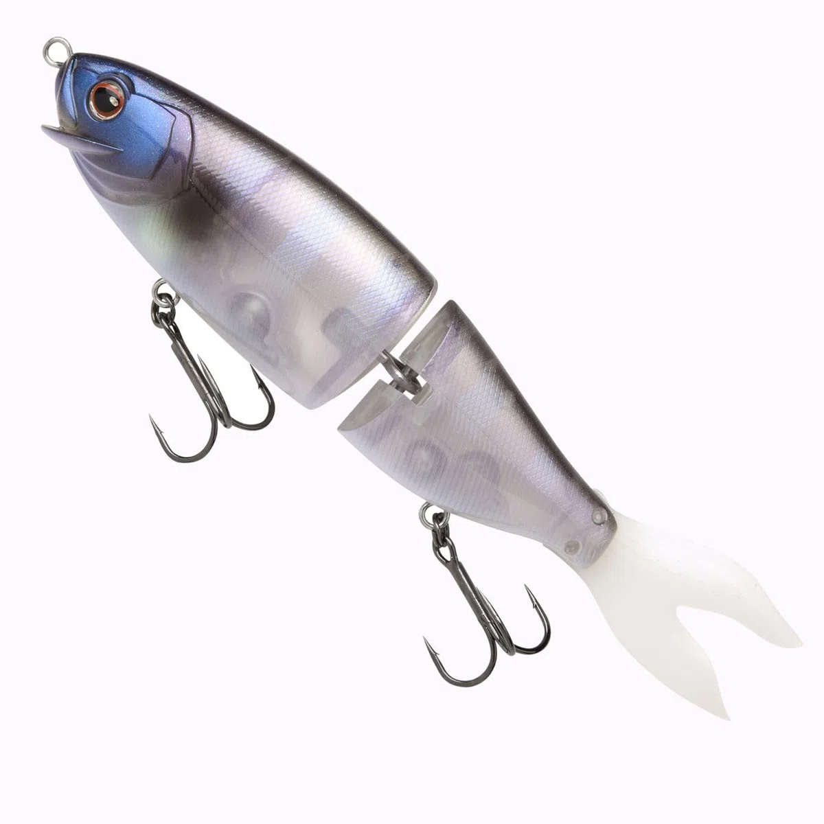 Gamakatsu Luxxe Laughin 170 Big Bait Swimbait Leurre de pêche de qualité supérieure pour brochet, perche et sandre, hameçon hameçon 18 hameçons