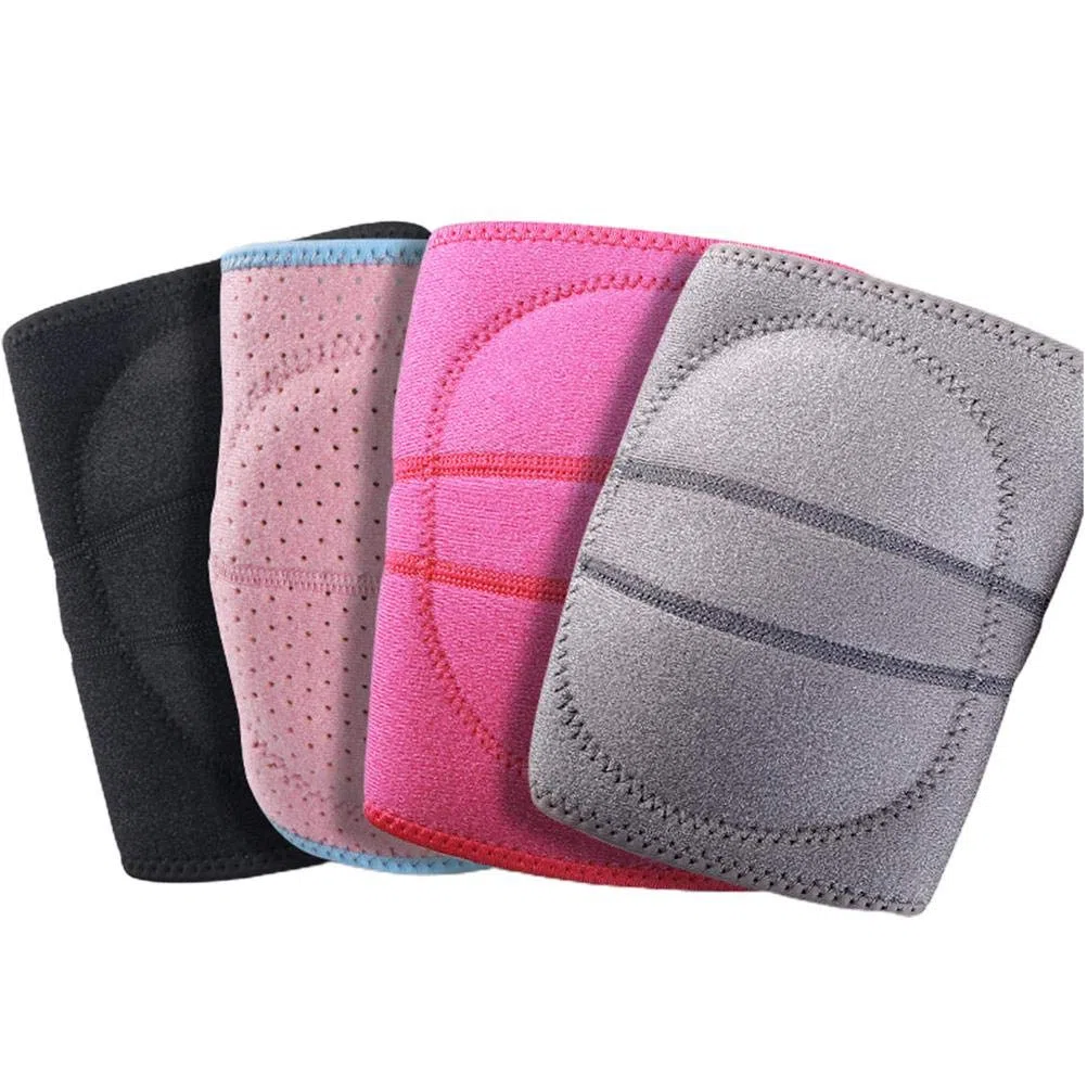 Genouillères de Protection réglables, genouillère de Danse en éponge Douce pour Femmes Filles, genouillères de Sport Anti-Chute Respirantes pour Danse Yoga Sport Volley-Ball