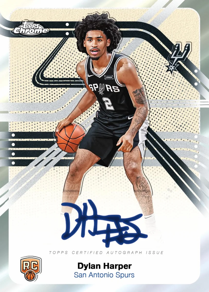 Topps Chrome® Basketball 2025-26 - Value Box (4 cartes par paquet, 7 paquets par boîte)